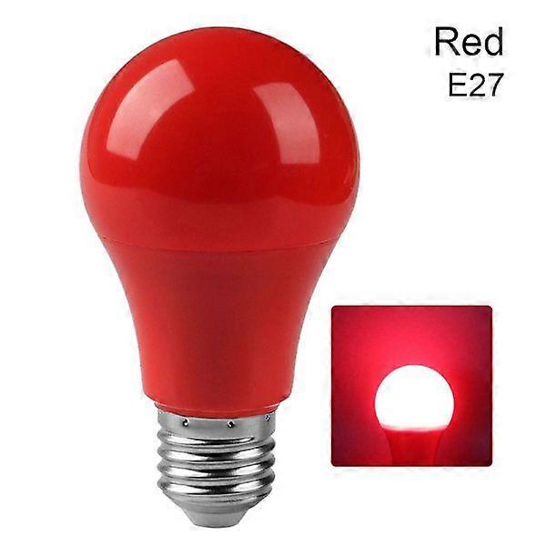 Bombilla LED A60 Roja E27 Roja E27-E27