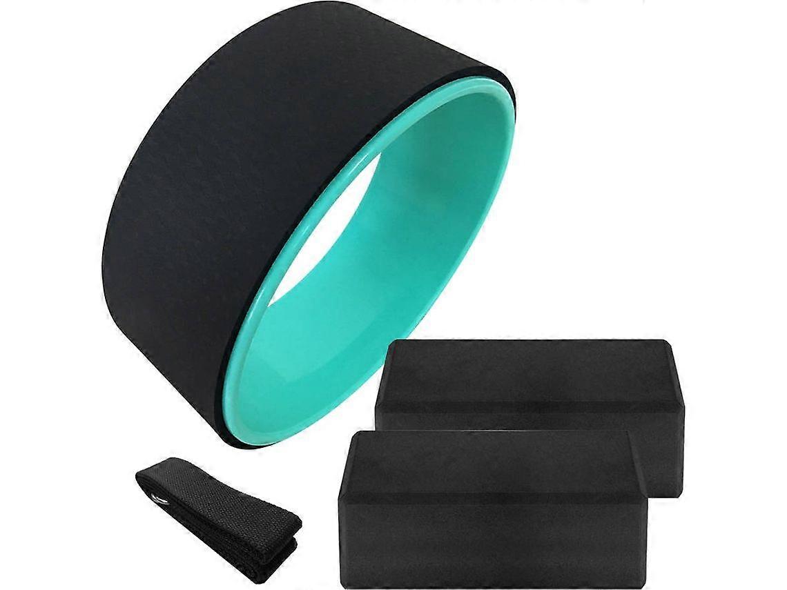 طقم يوجا أسود (4 قطع)