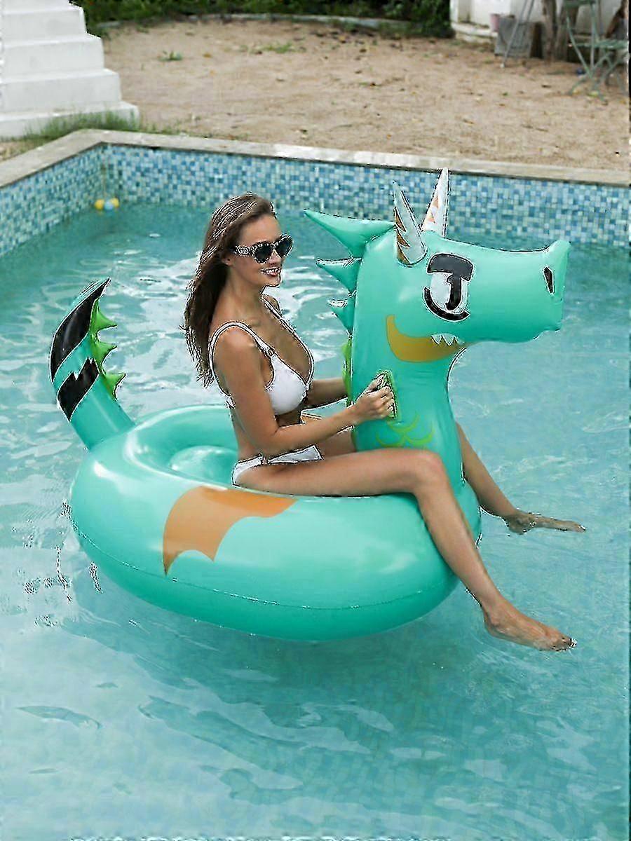 Dinosaur Pool Floats, Inflatable Pool Floaties Swimming Rings Tube Pool Float Summer Beach Toys For Adults And Kids