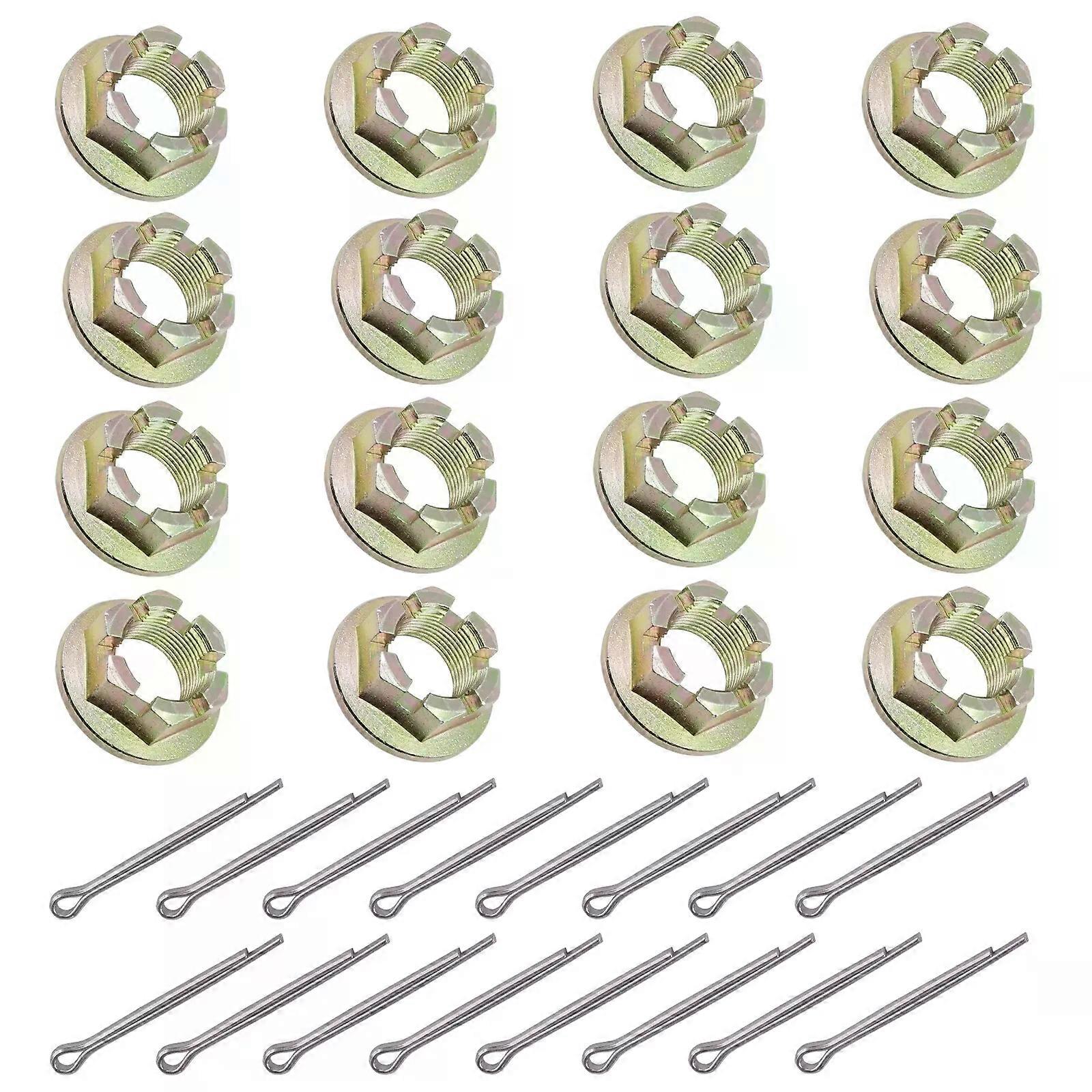 Front & Rear Wheel Castle Nut for Arctic Cat 650 H1 4x4 Auto 2006-2012 16x NO.70105