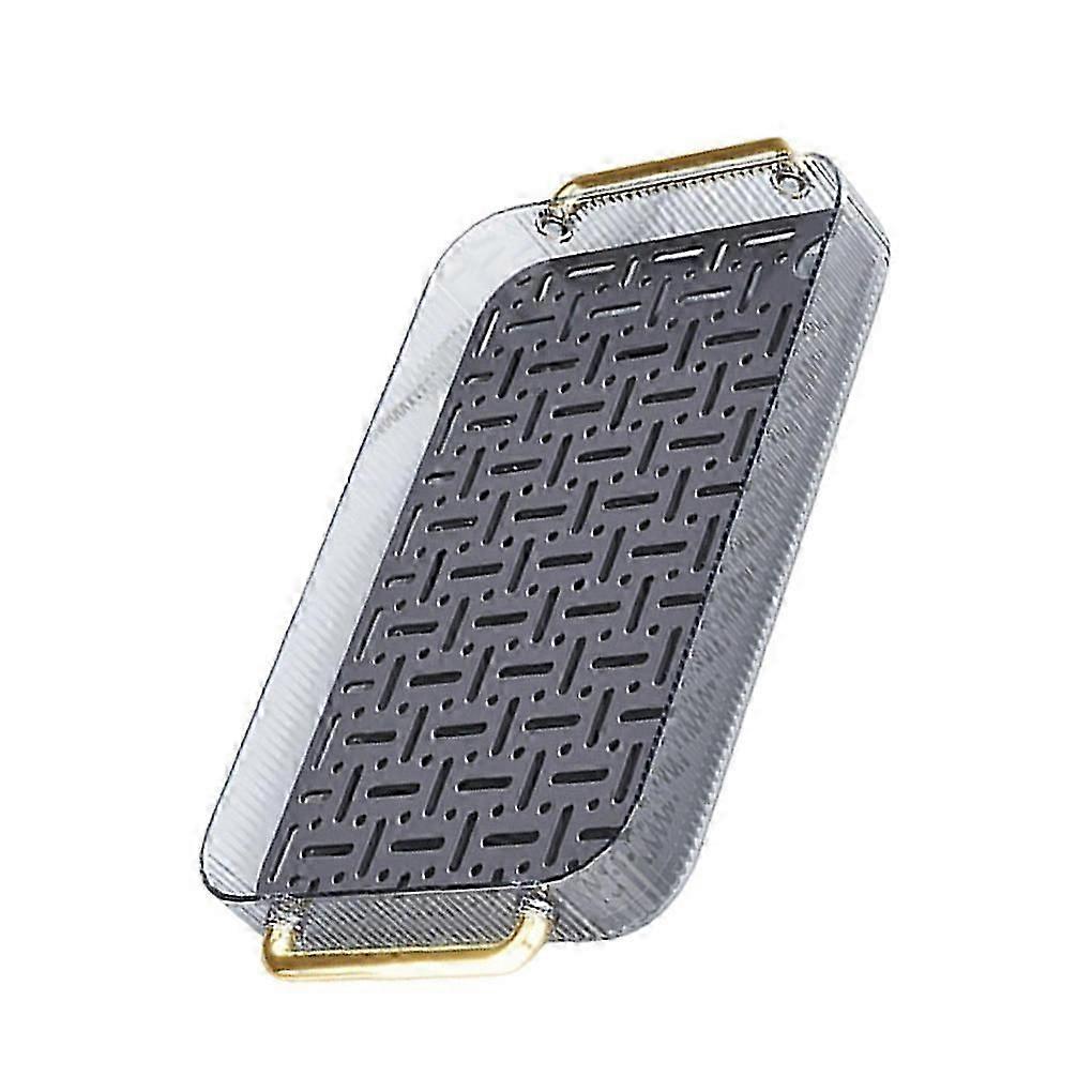 Drainage Drain Tray with Handles Non Slip for Party Table Living Room