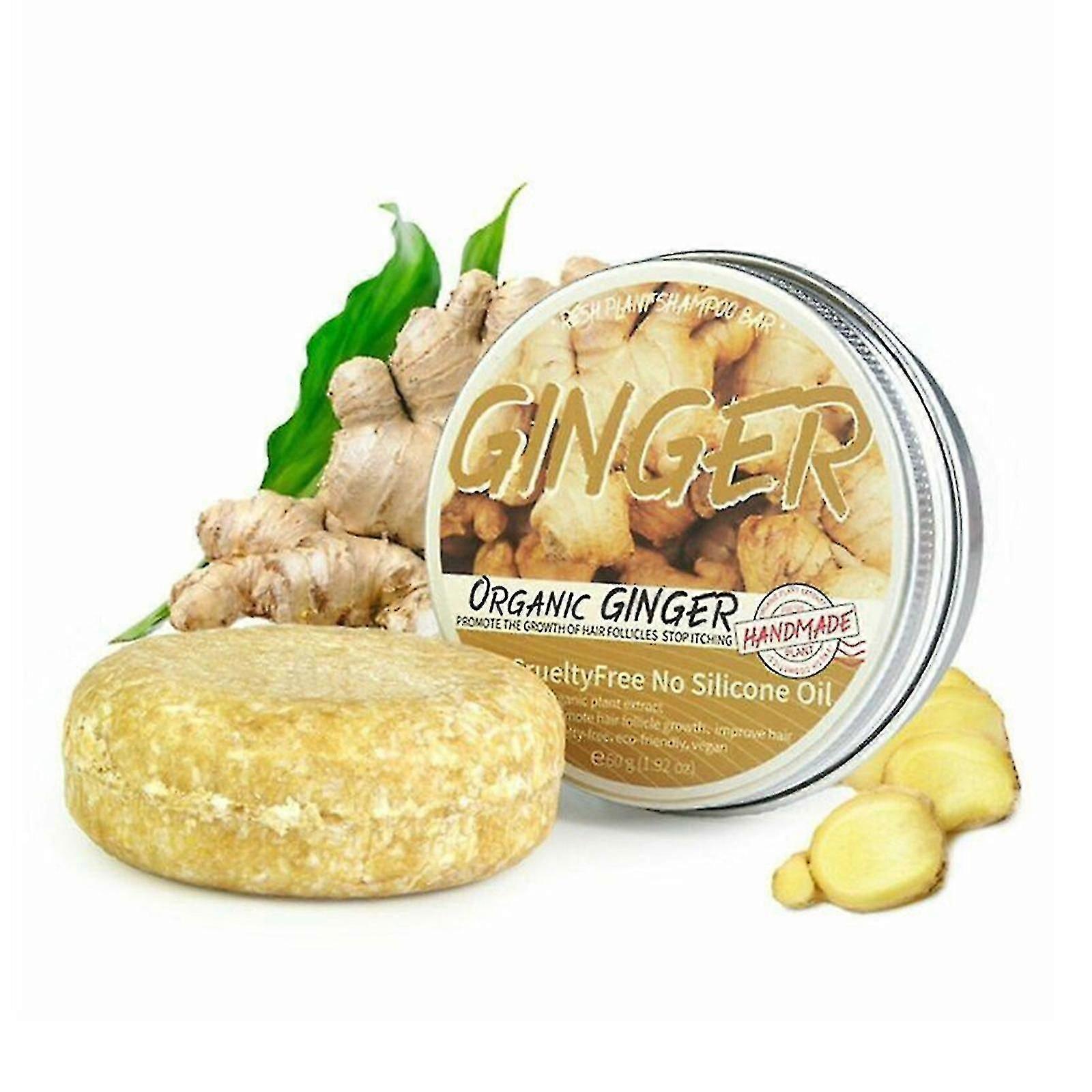 オーガニックジンジャーシャンプーバー 抜け毛対策 シャンプーソープ 育毛ケアソープ