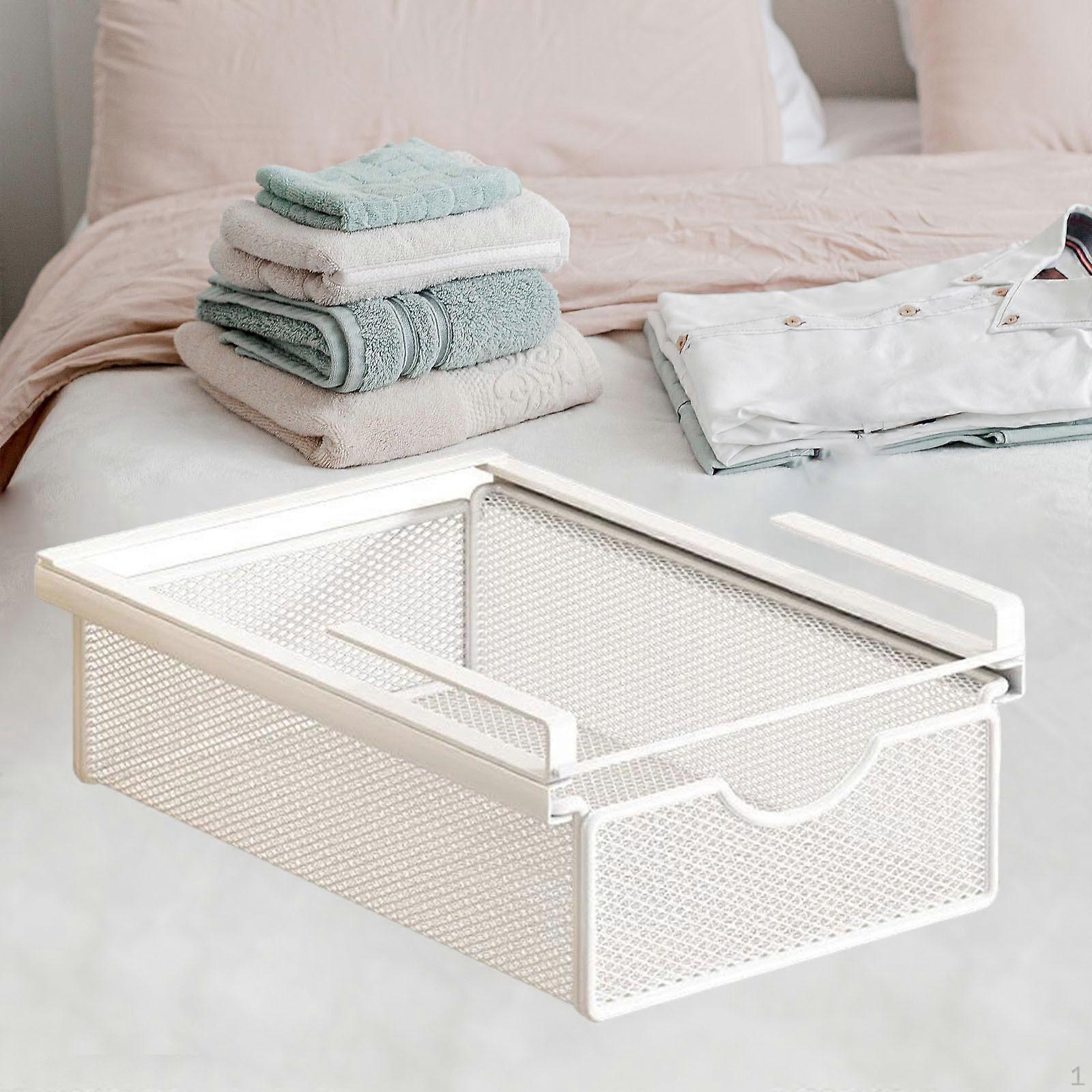 Hanging Basket for The Closet, Storage Solution under Shelf