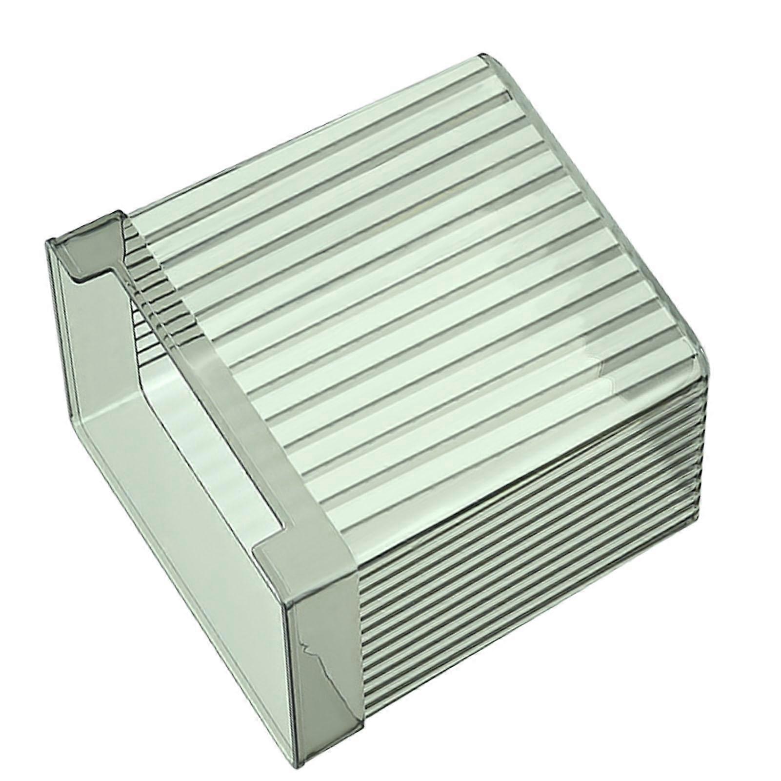 Fridge Organizer Large Capacity Translucent Multifunction Freshness Keeping Refrigerator Storage Organizer Bin for