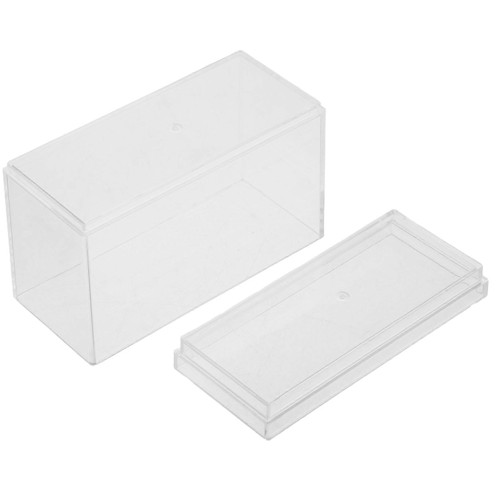 Car Model Display Case Acrylic with Clear Cover for Miniature Piece