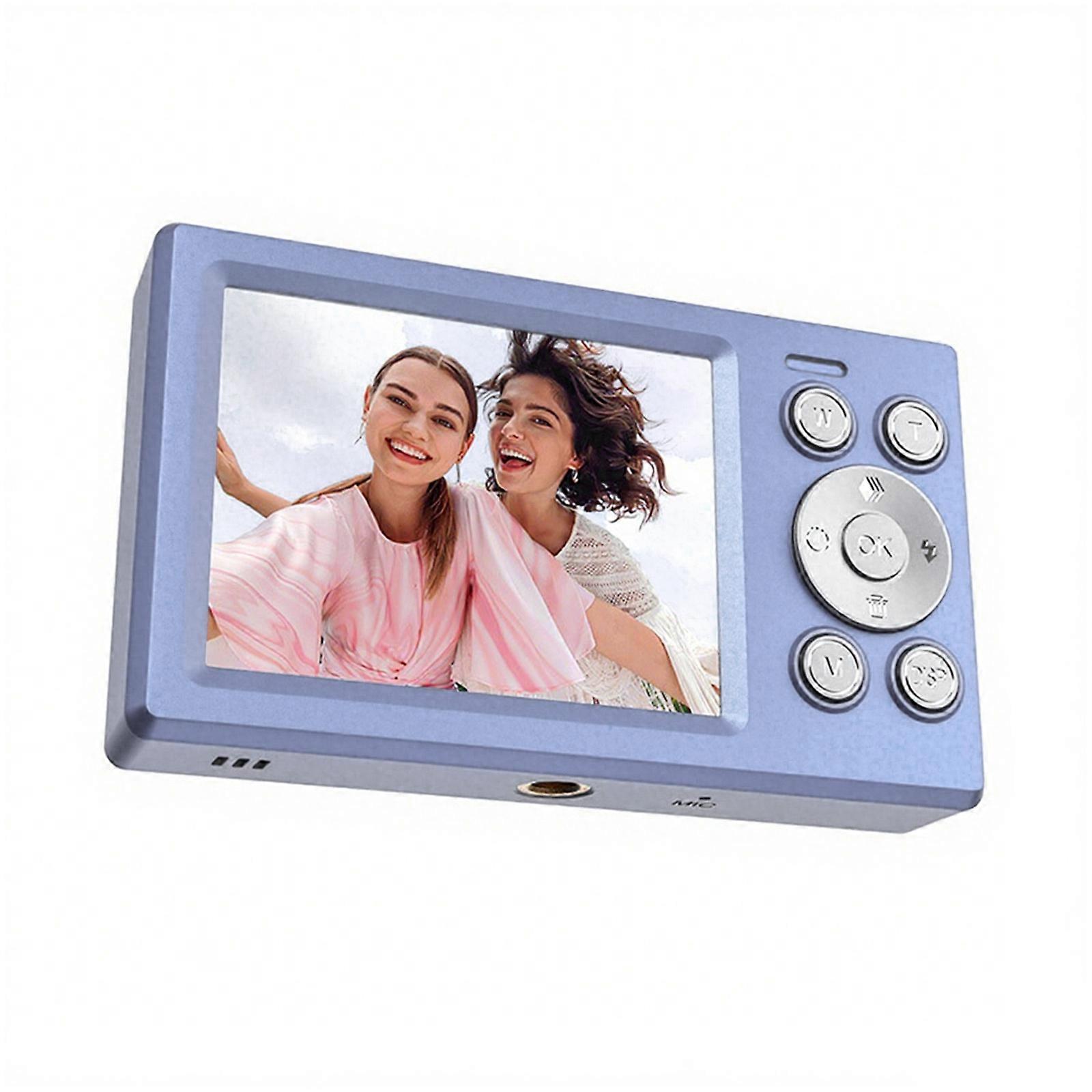 2.8+1.4Inch Double Screen Camera 5000W Pixel Video Shock Proof Body Portable For Campus Travel Multicolor
