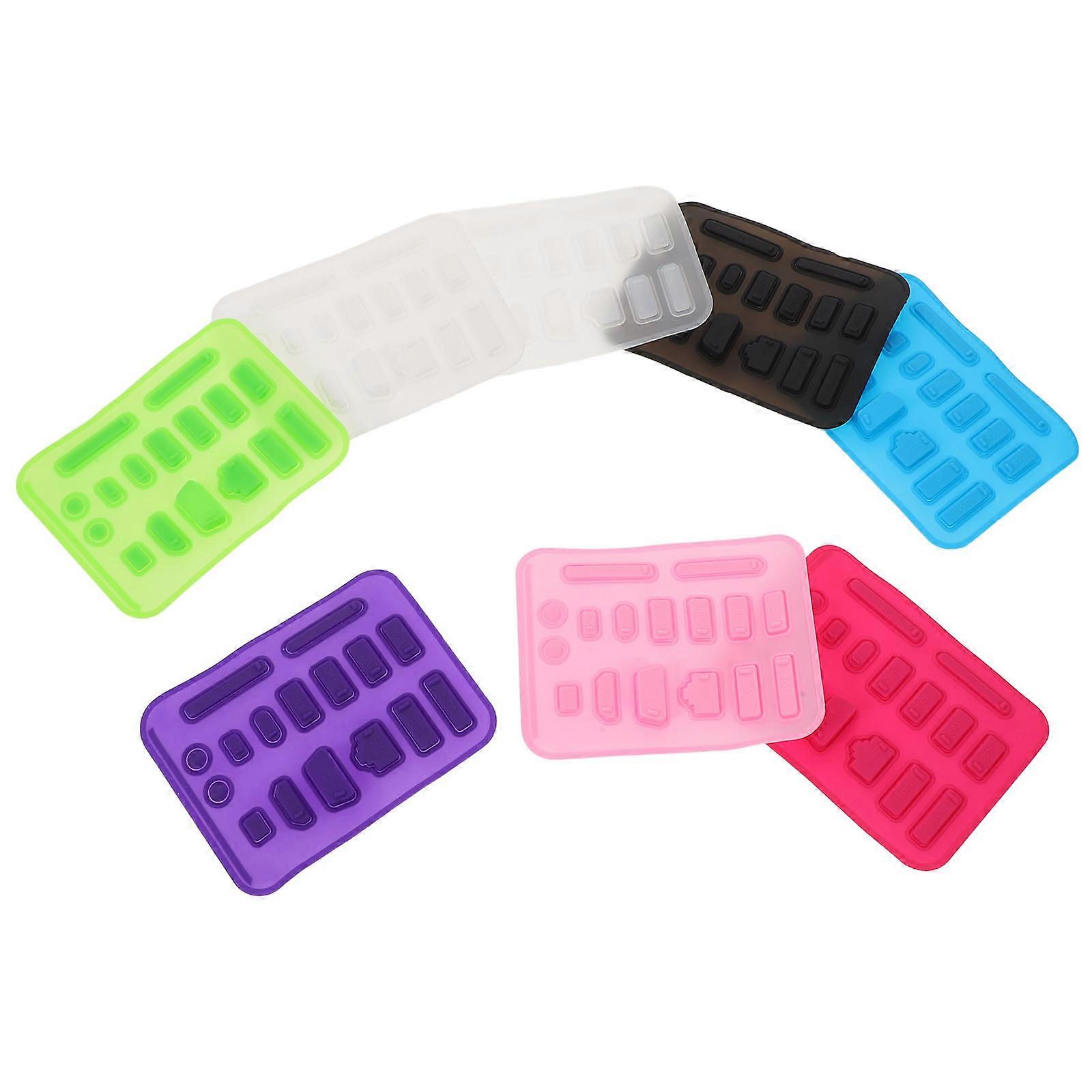 Silicone Dust Plug Set for Laptop Port Cover Including 8Sets