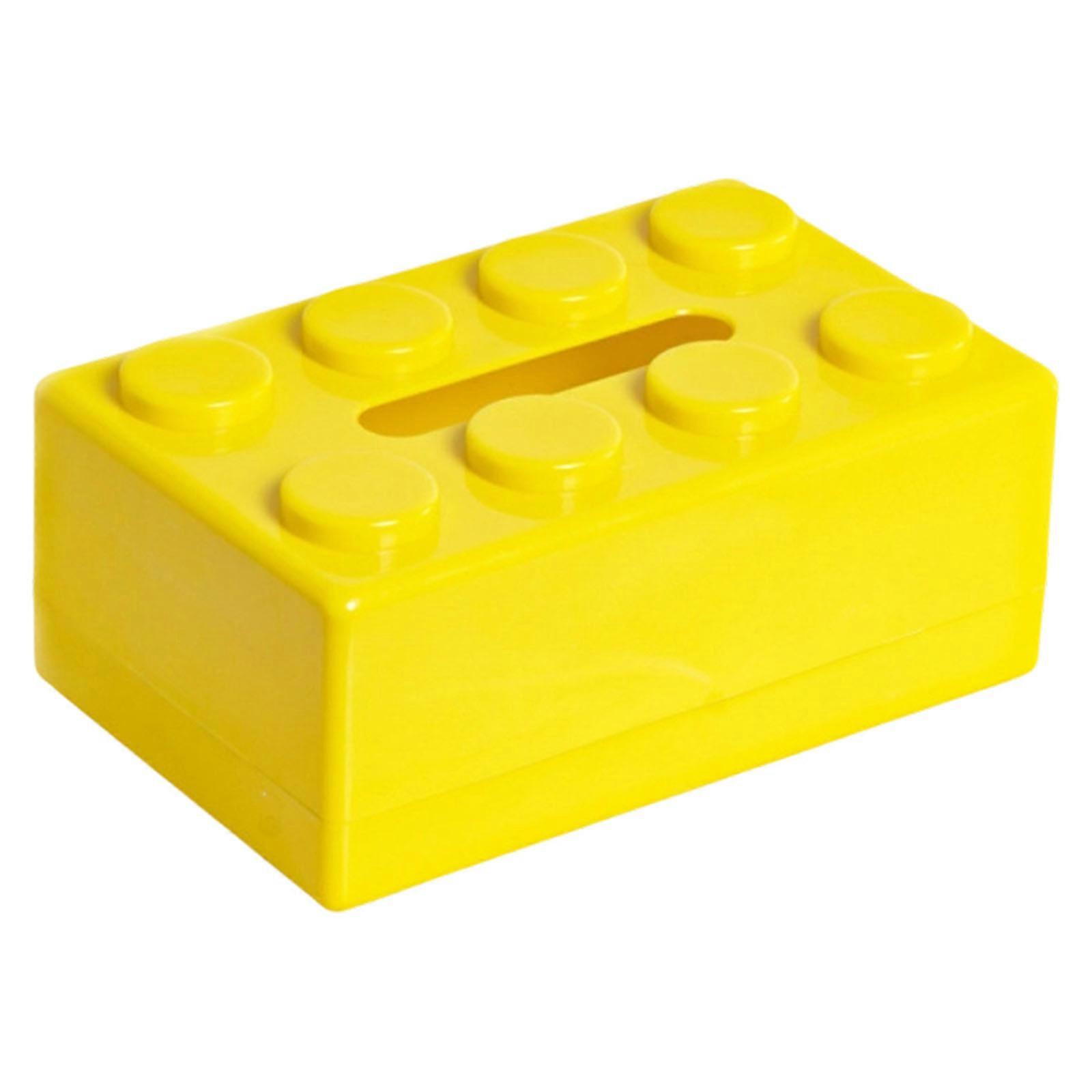 Elegant Paper Towel Organizer Napkin Dispenser With Removable Lid Space Saving Solution For Modern Homes  Yellow