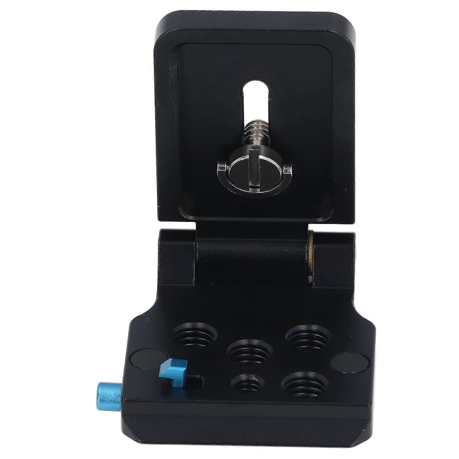 Foldable Camera L Bracket Vertical Horizontal Switching Tripod Quick Release Plate with 1/4 3/8 Inch