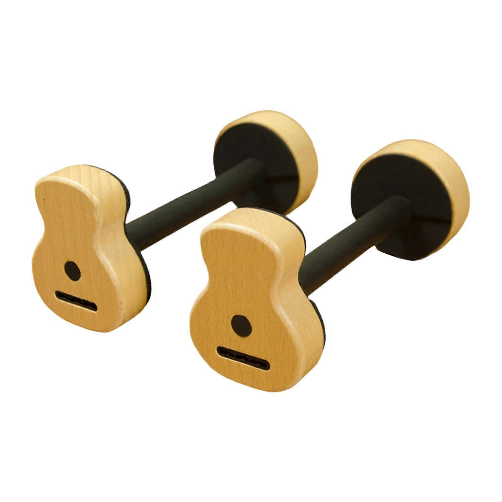 Sturdy Wooden And Metal Guitar Floor Stand With Non Slip Base For Secure Instrument Storage Multicolor