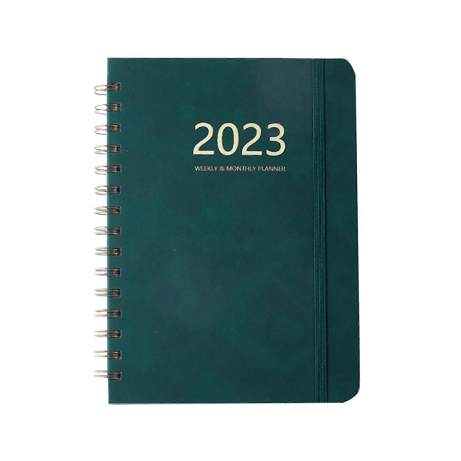 XIUH Tool Series Notebook 2022 Schedule Notebook Office Notebook Business Notebook (Green)