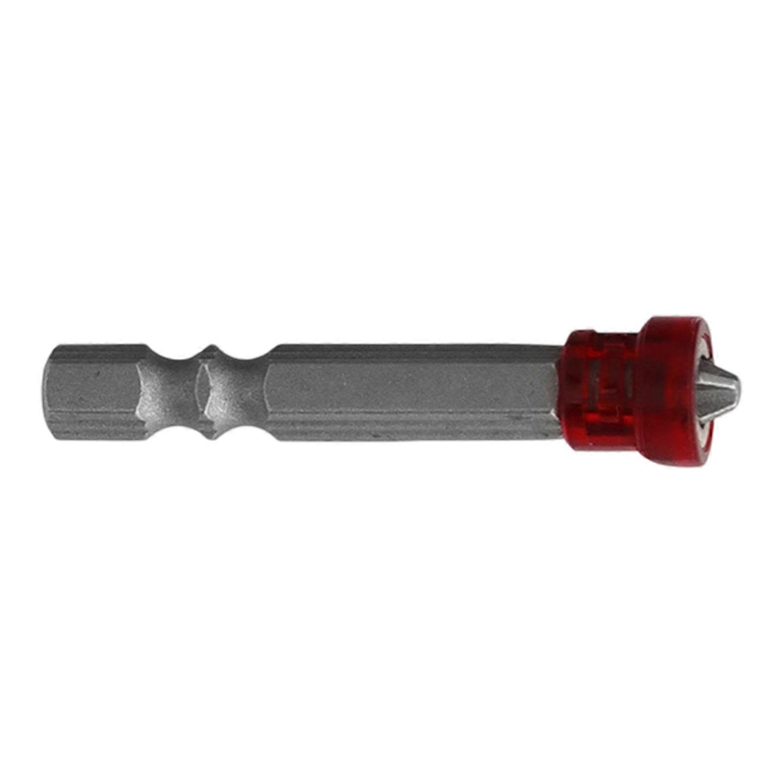 Magnetic Screwdriver Bit Driver Heads Metal Secure Grip Machinery Strength Slip Resistant Shock Control For Extended Use Multicolor