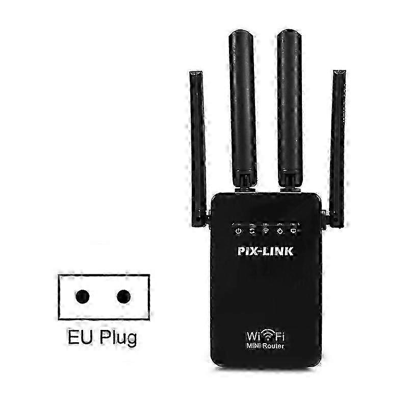 Pix-link LV-WR09 Wireless WiFi Router and Wi-Fi Repeater Booster Extender for Enhanced Signal Coverage 220-240V