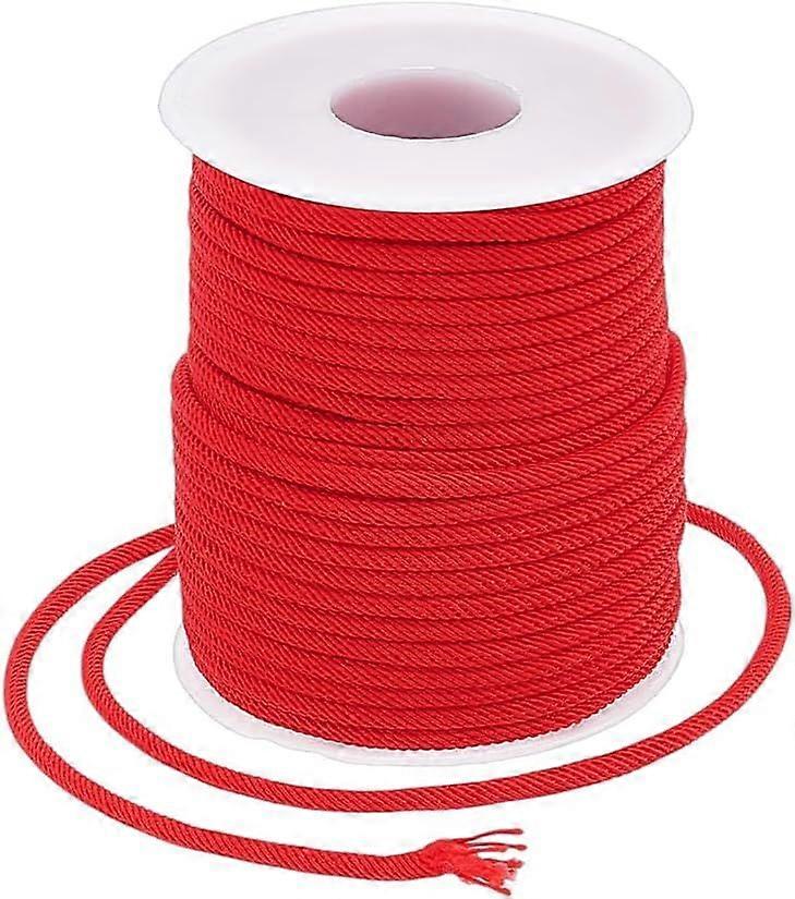 21.8 Yards 3mm Nylon Cord Nylon Thread Beading String Piping Cord Bracelet String for Kumihimo Macrame Cord Chinese Knotting Cord for Jewelry Making D