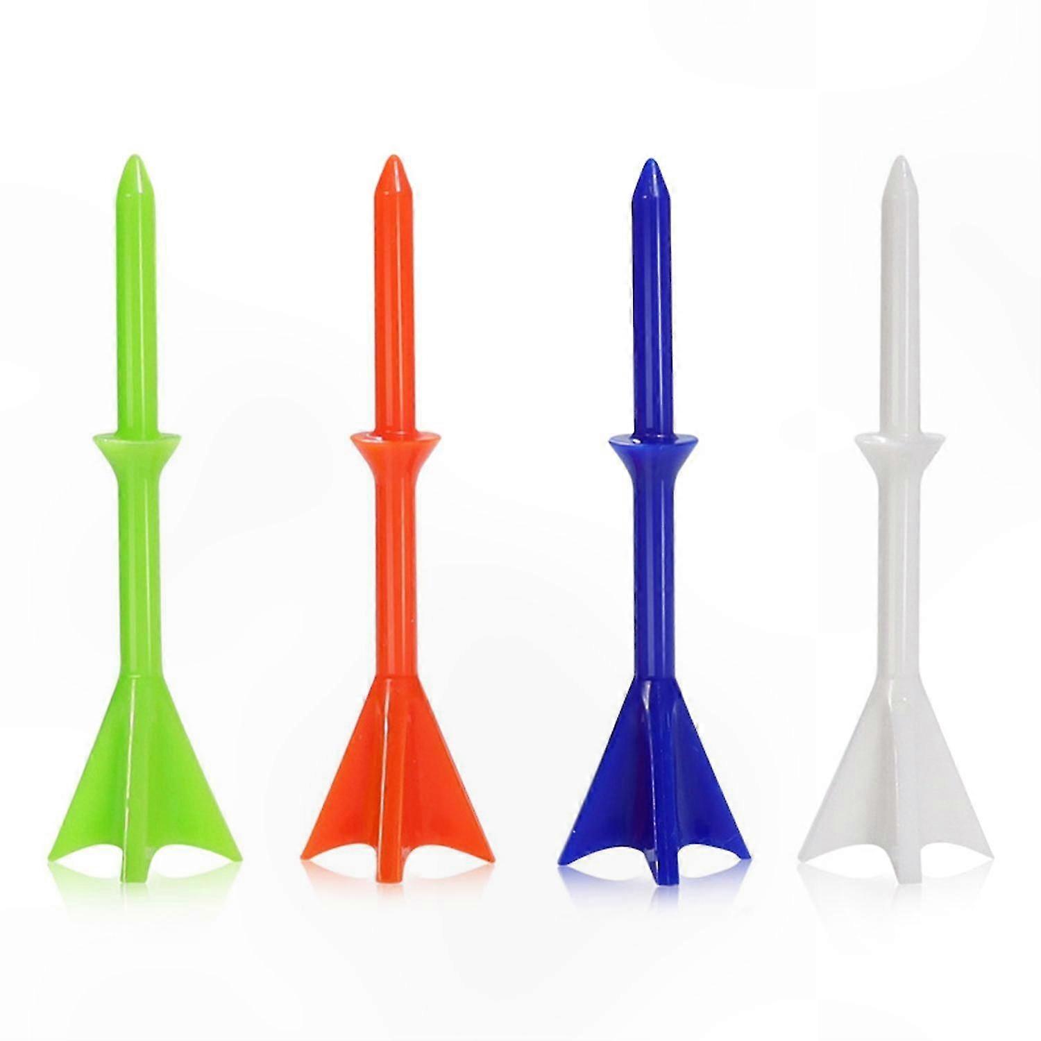 20 Pack Durable Plastic Golf Tees Vibrant Colors