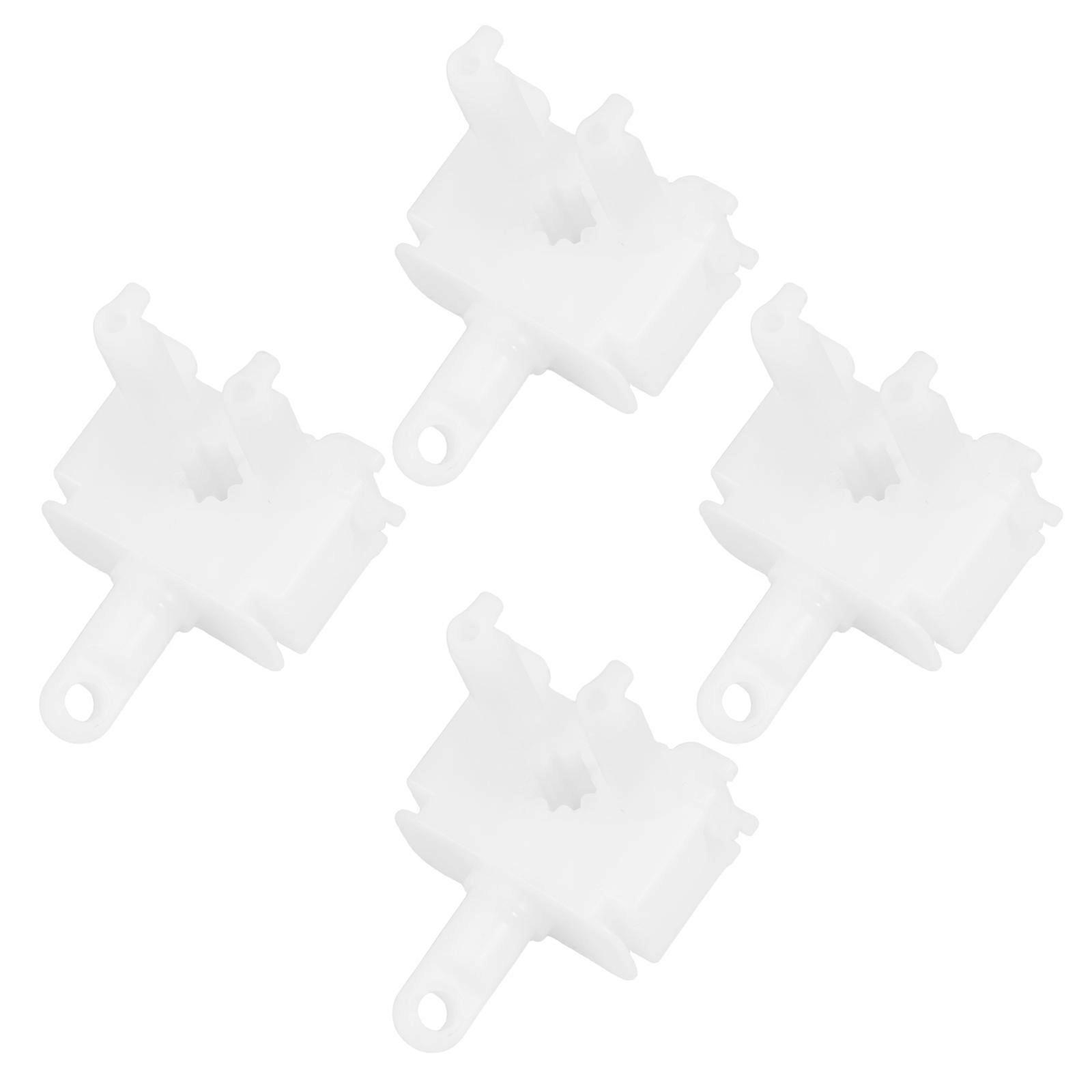 White Vertical Blind Wand Control Replacement 4Pcs DIY Window Blind Repair Kit