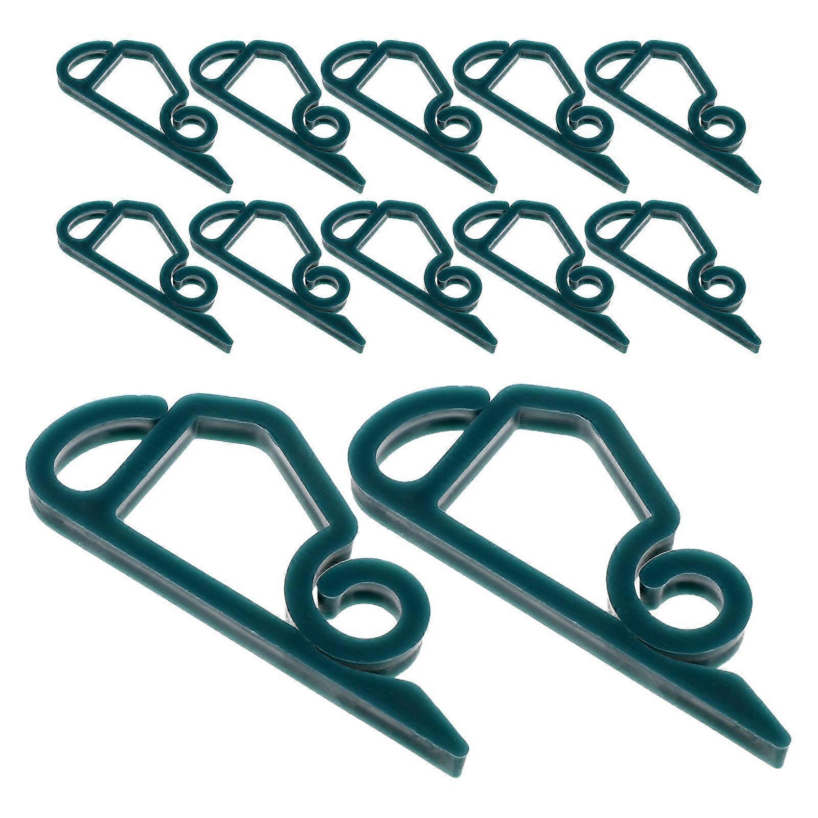 String Light Holders Outdoor Gutter Hooks for Festival Lighting 100Pcs