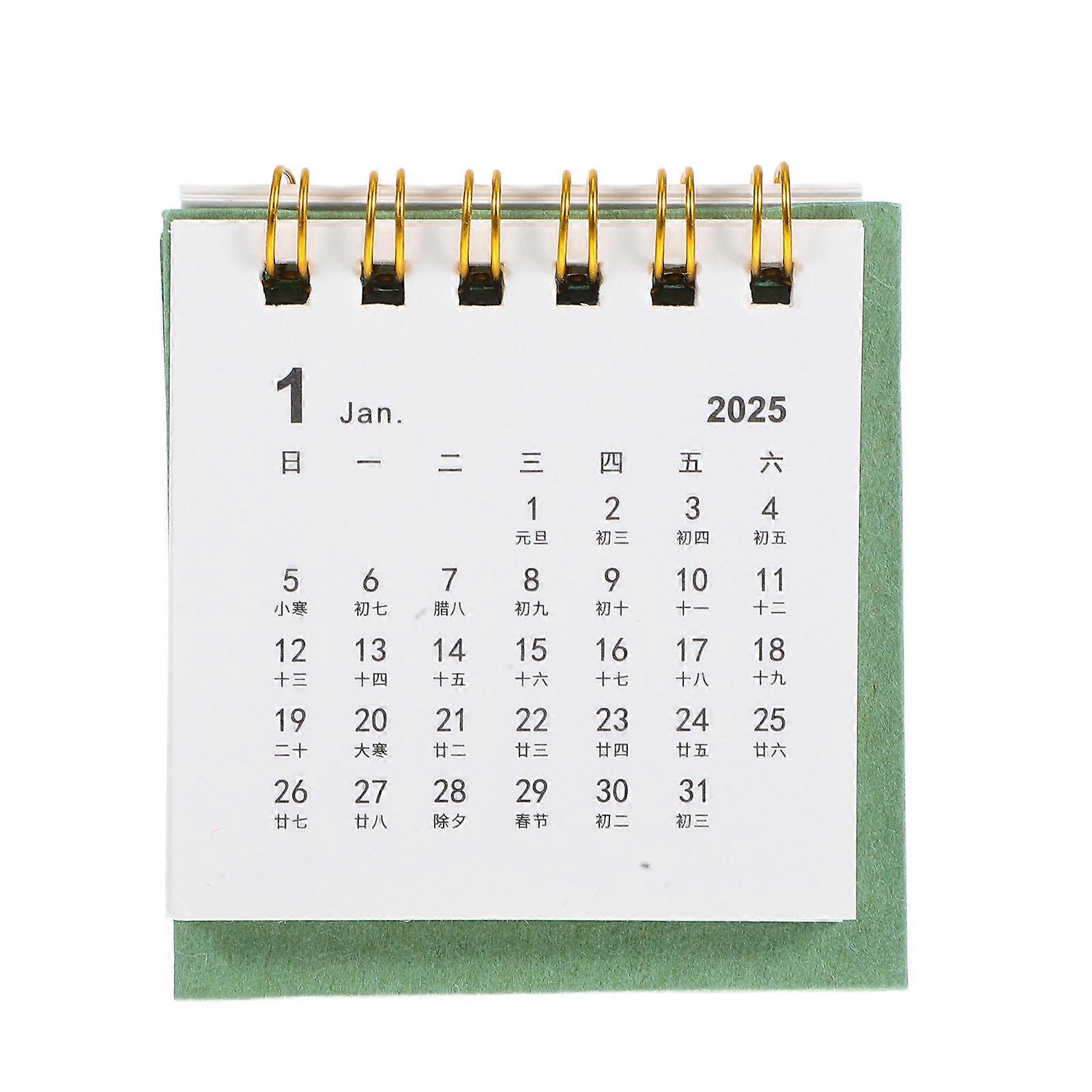 Small Desk Calendar Desk Calendar for Decor in Material