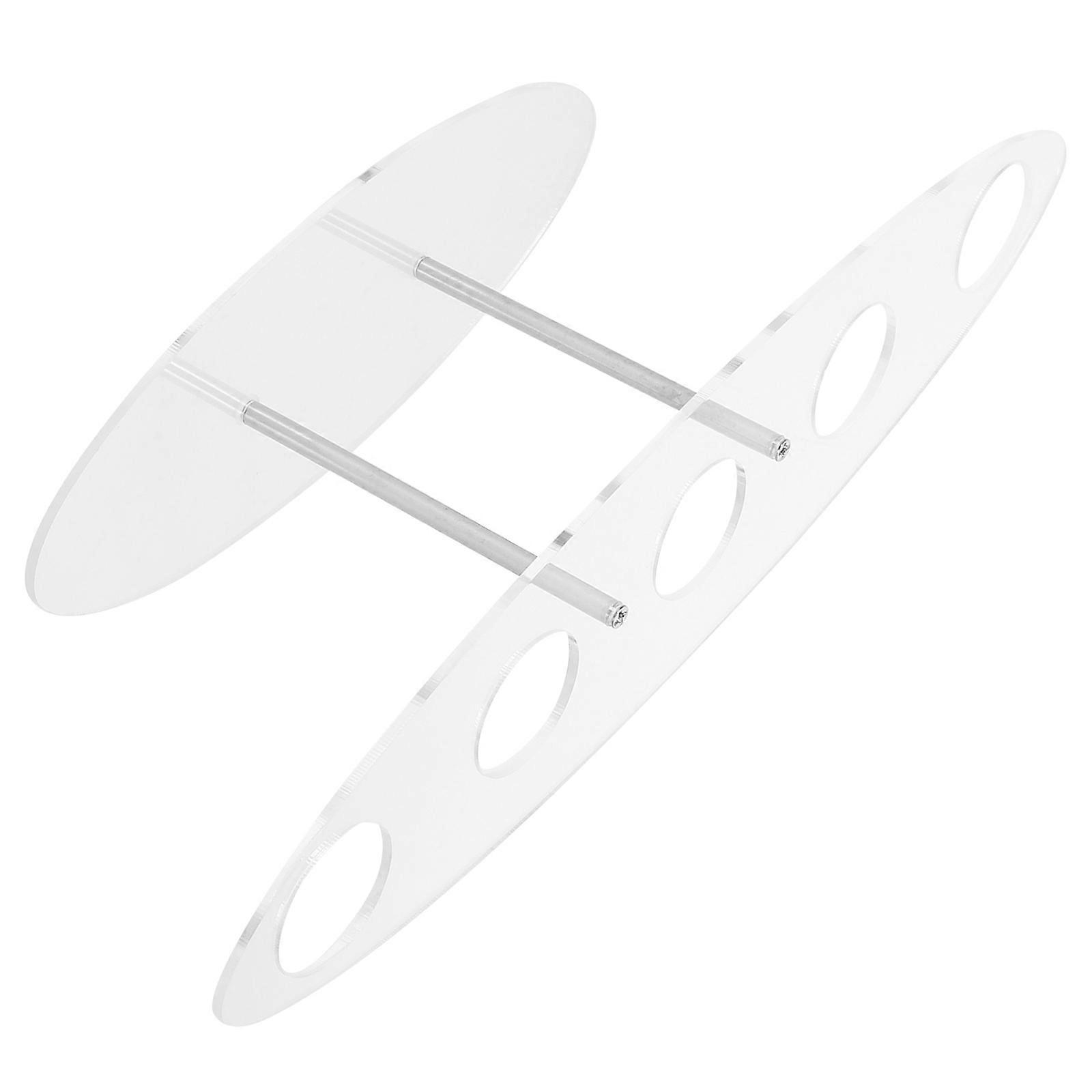 Ice Cream Cone Holder Acrylic Stand for Display 4Pcs Transparent Rack