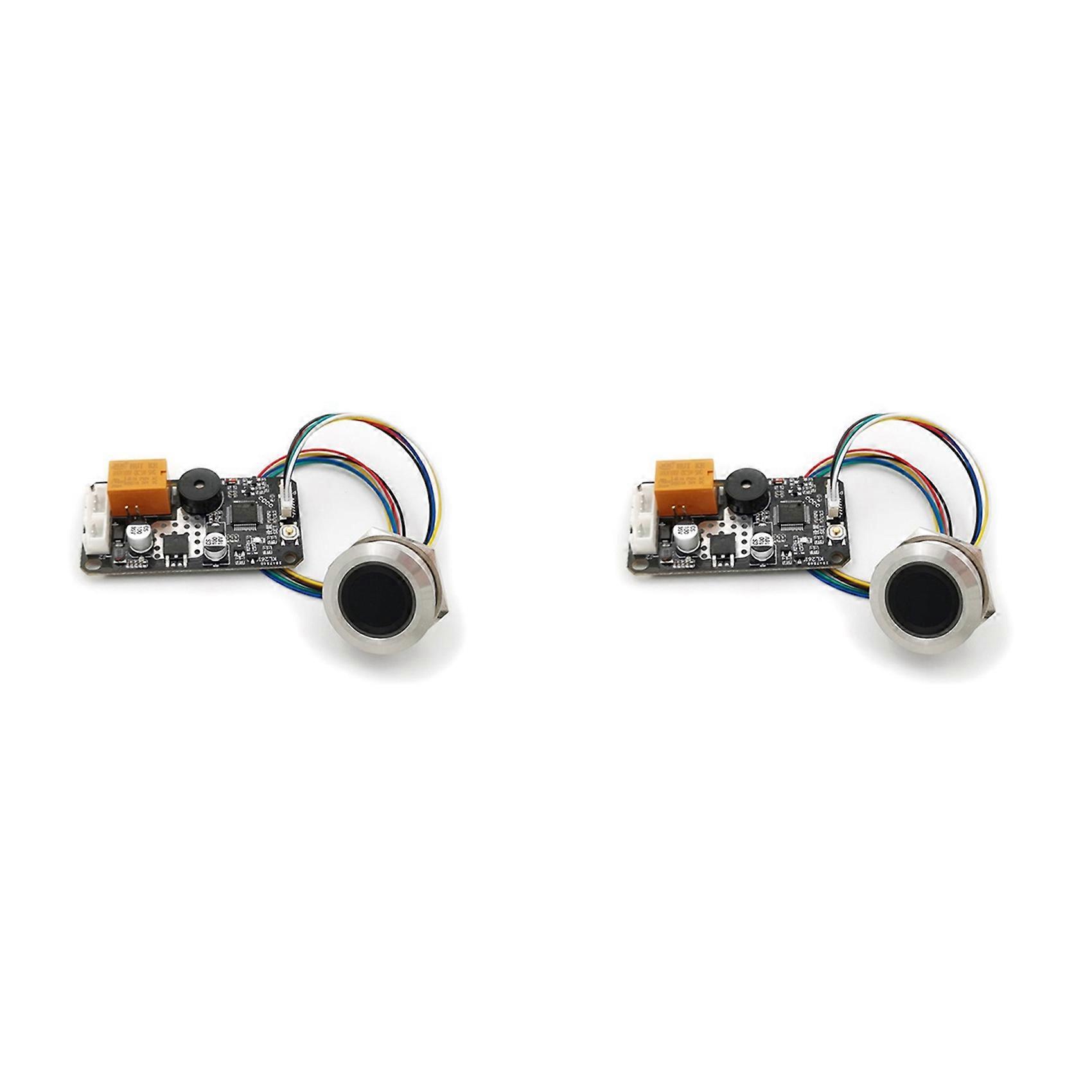 2X KL261 R558 DC5.5-15V Realy Output Low Power Consumption Fingerprint Access Control Board with Self-Locking Mode