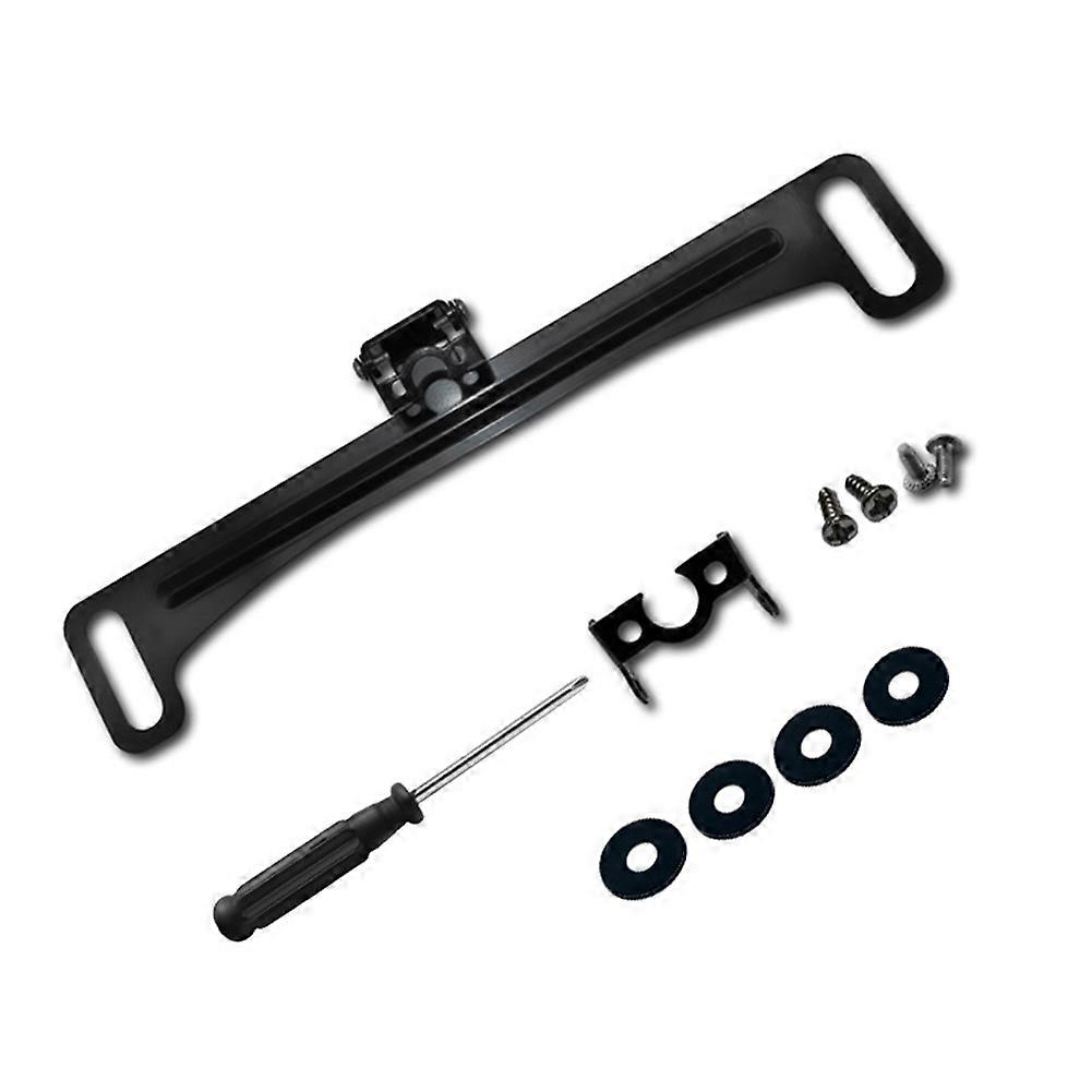 Universal Rear View Camera License Plate Bracket, Backup Camera License Plate Mount for Car Rear View Camera Black