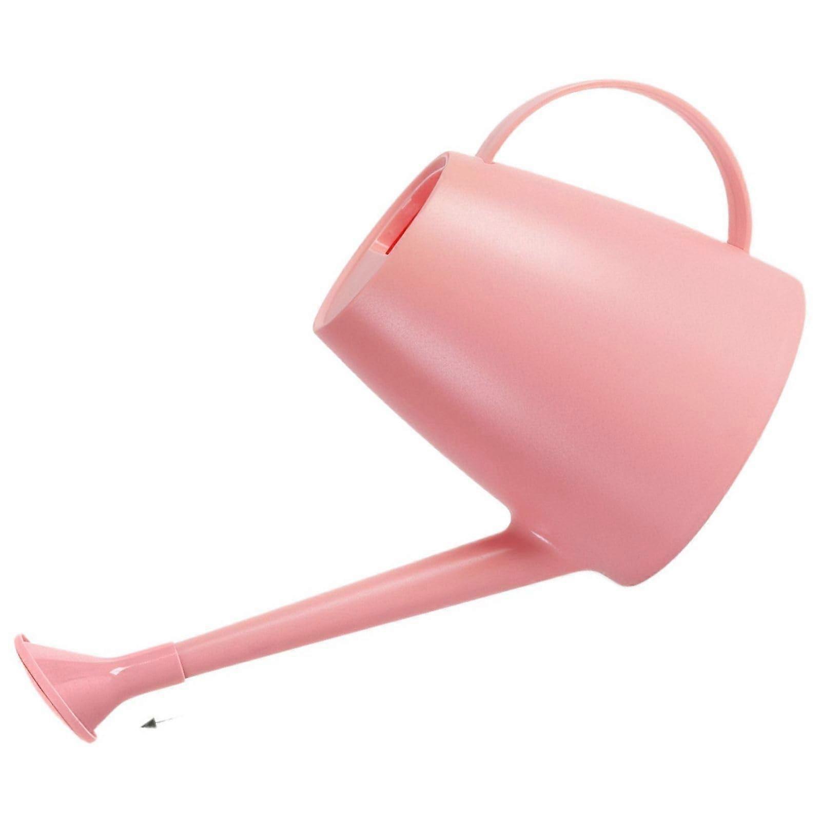 Garden Watering Can with Ergonomic NonSlip Grip Adjustable Spout Fine Shower Head Pink 15x9.1x17 cm