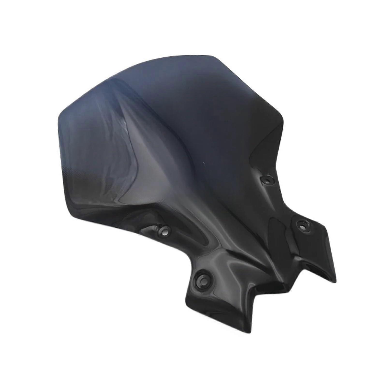 Windshield Extension with Enhanced Wind Protection Black for Kawasaki Z900 Z650 20202023
