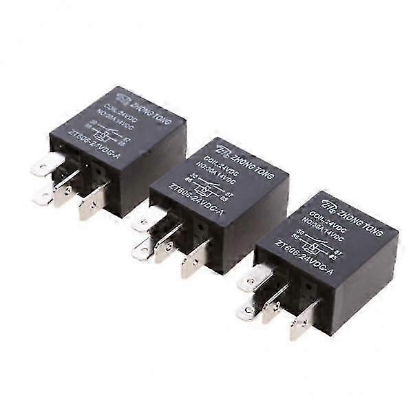 2x 3 Pieces 24V 30A four Vehicle Relay Normally Open Changeover Switch