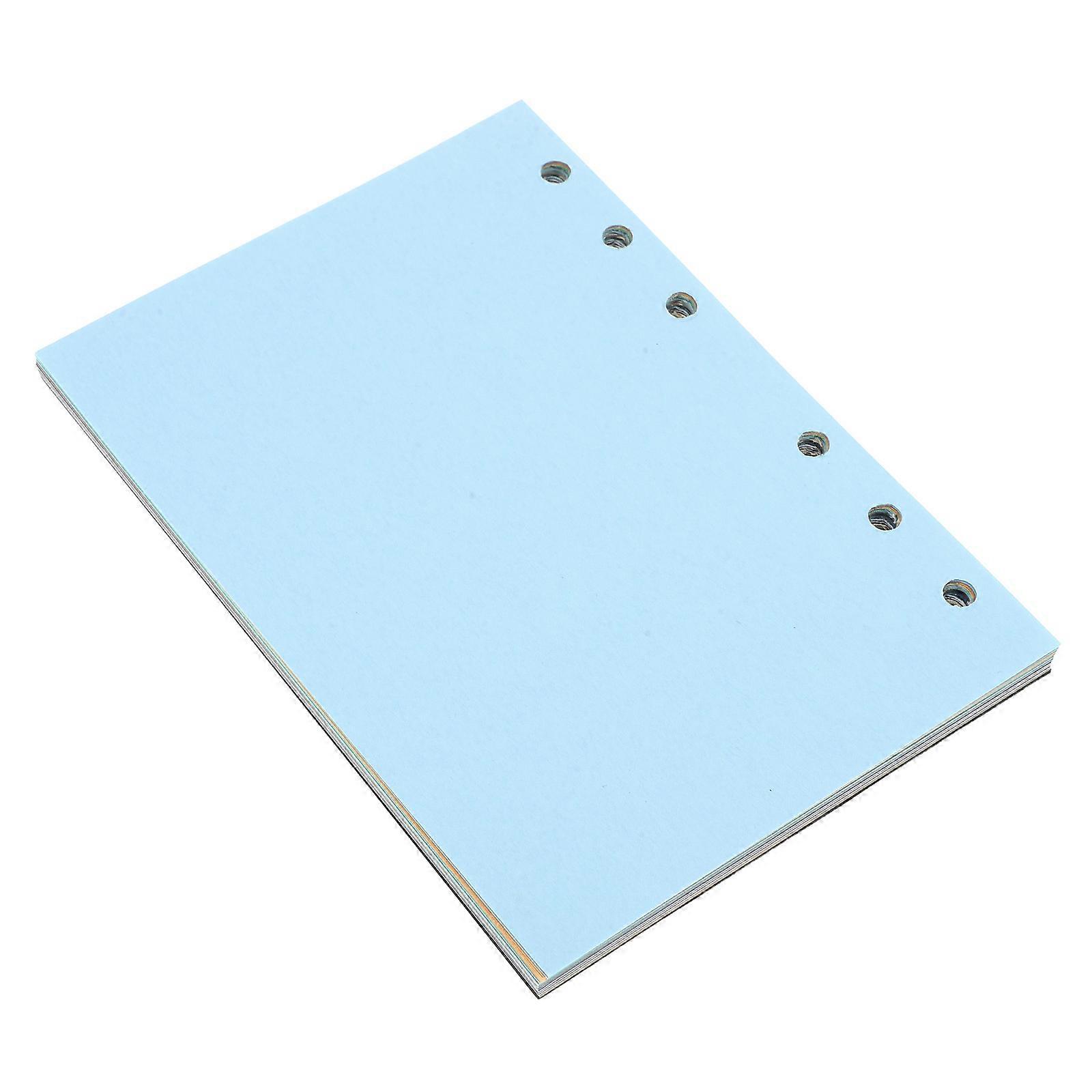 Binder Paper A6 6-Ring Planner Refill Paper for Writing 80Pcs Assorted Color