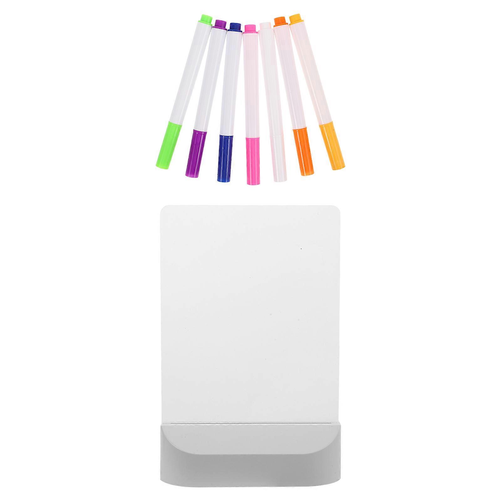 Children's Drawing Board LED Acrylic Night Light for Decoration 1Set