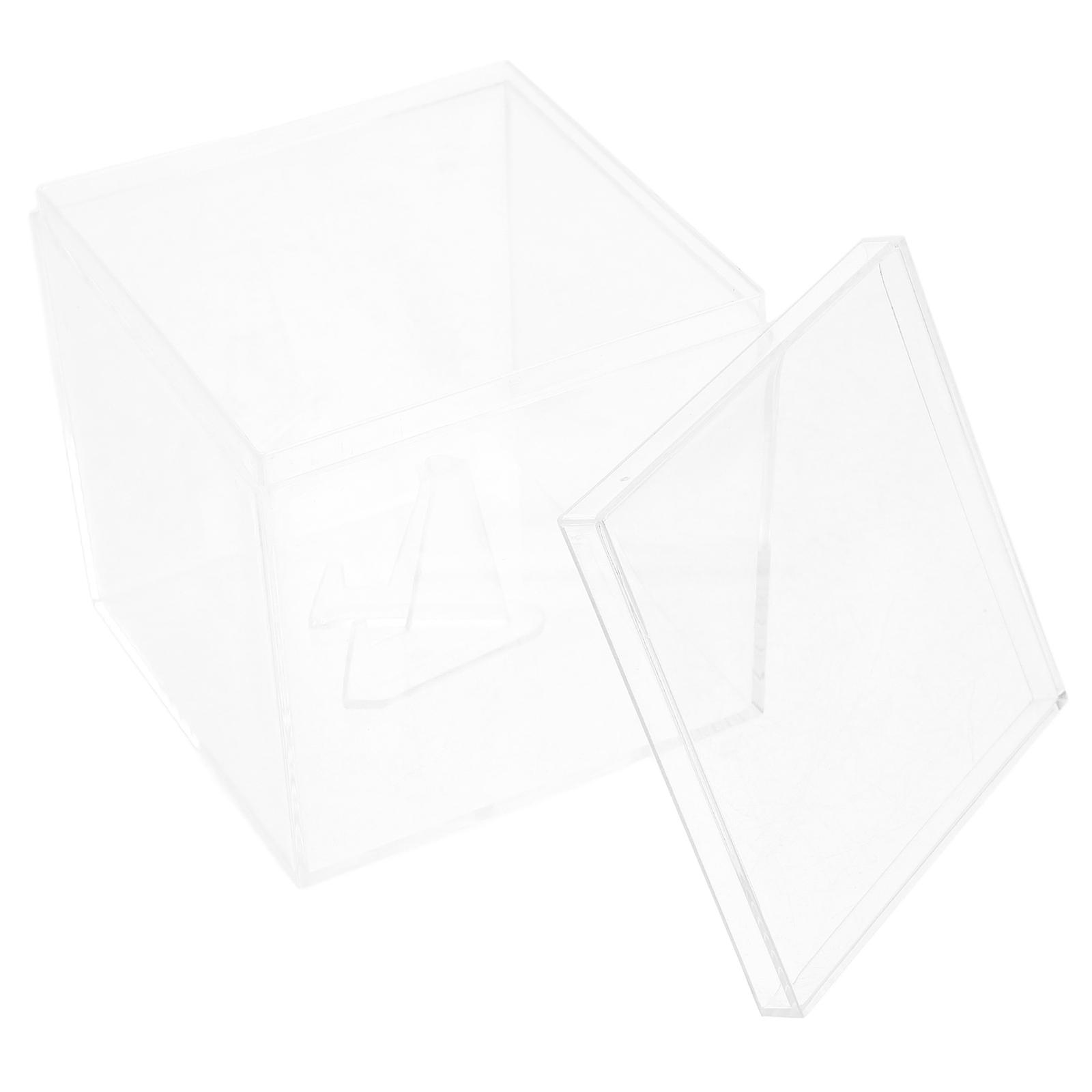 Acrylic Guitar Pick Storage Box for Storage Use Transparent