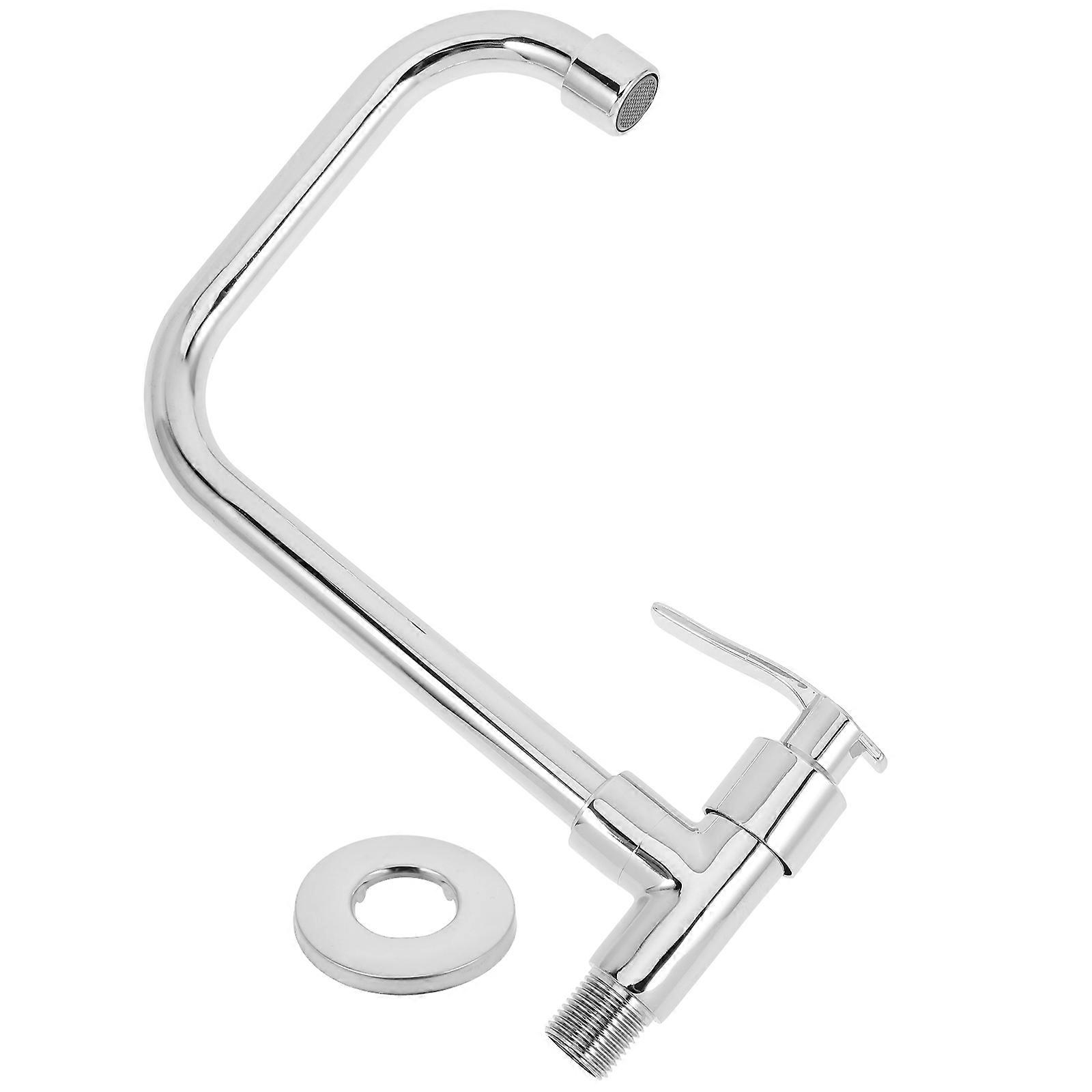 Wall Mount Single Cold Kitchen Faucet Copper 1Set for Washing Machine