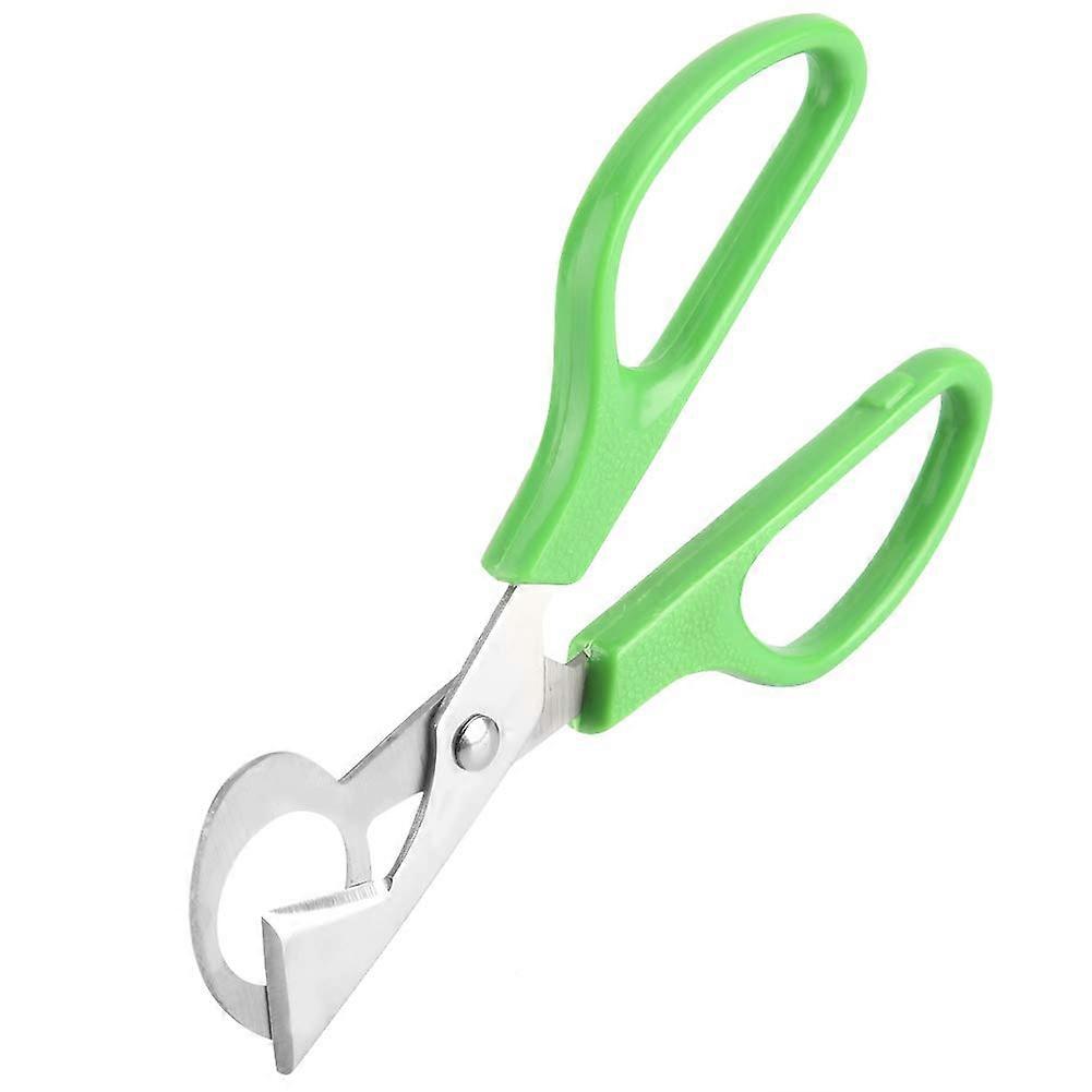 Stainless Steel Egg Shell Cutter with Anti‑Slip Handle for Easy Quail Egg Opening Kitchen Tool