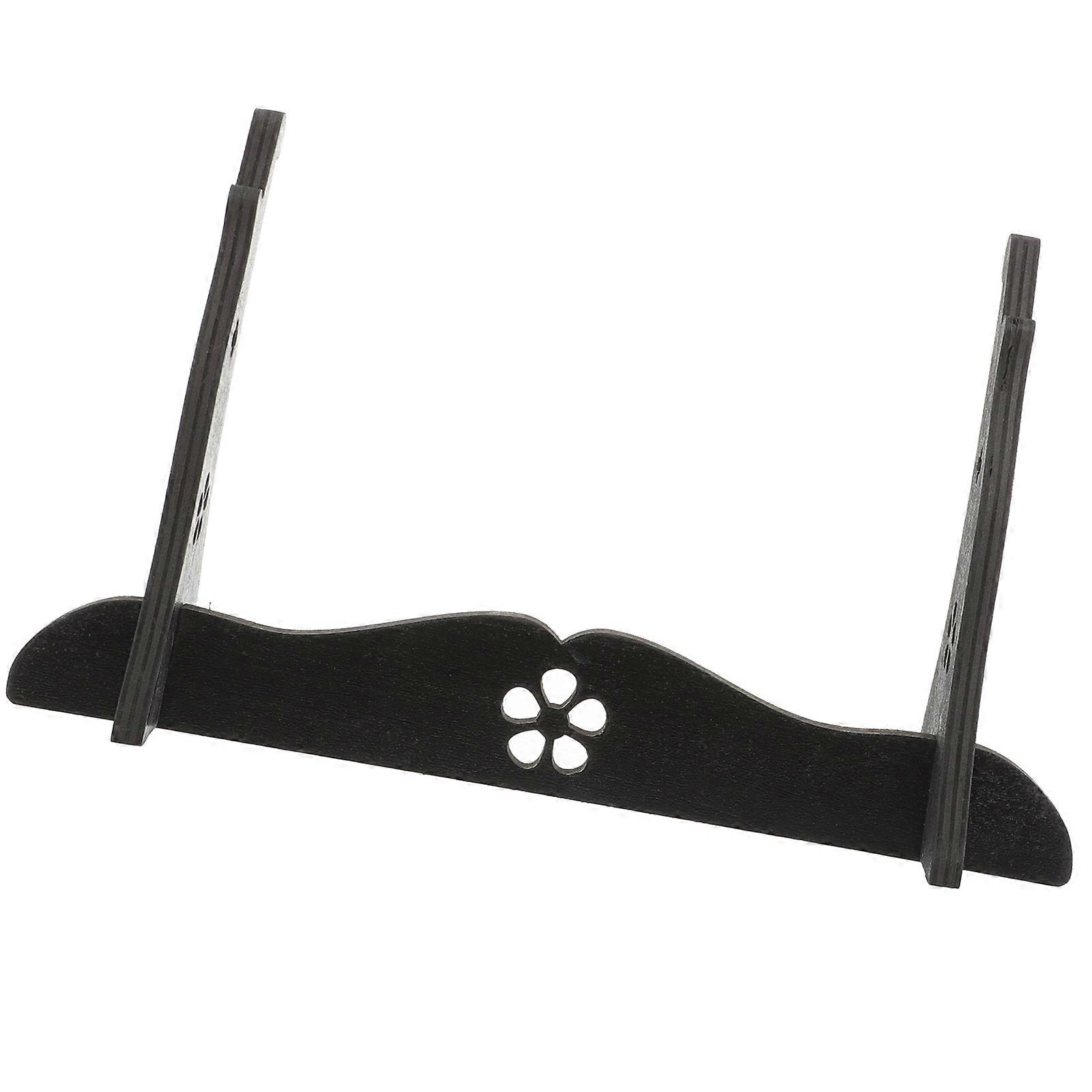 Durable Sword Holder Stand for of Sturdy Synthetic Material Black Color