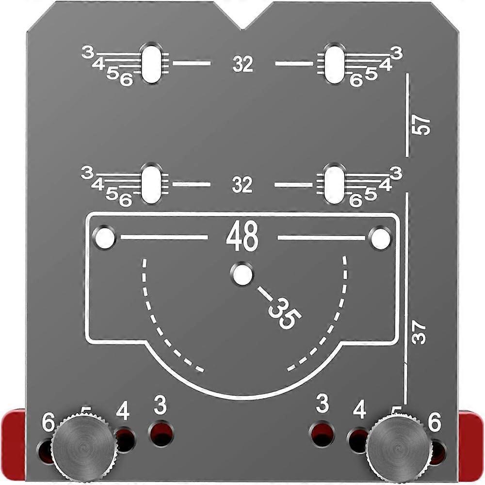 35mm Hinge Jig Kit Adjustable Drill Guide for Woodworking Quick Precise Cabinet Door Hinge Alignment