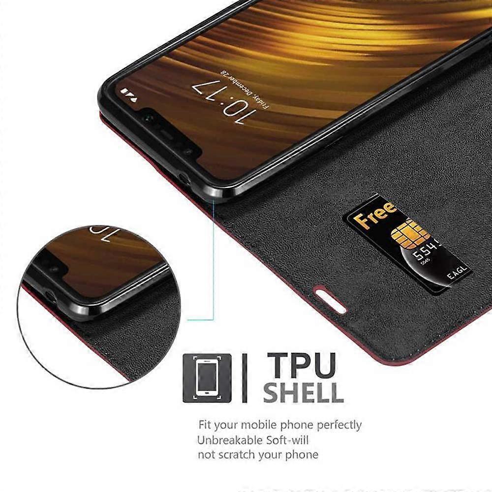 Xiaomi Pocophone F1 Case - Protective Case with Stand Function and Card Slot