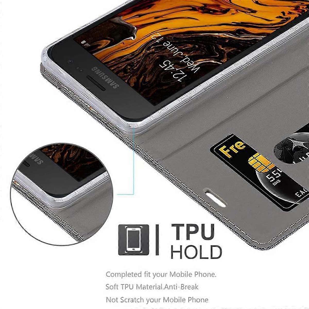 Samsung Galaxy XCover 4 / XCover 4s Case Protective Case - in jeans look and stand function