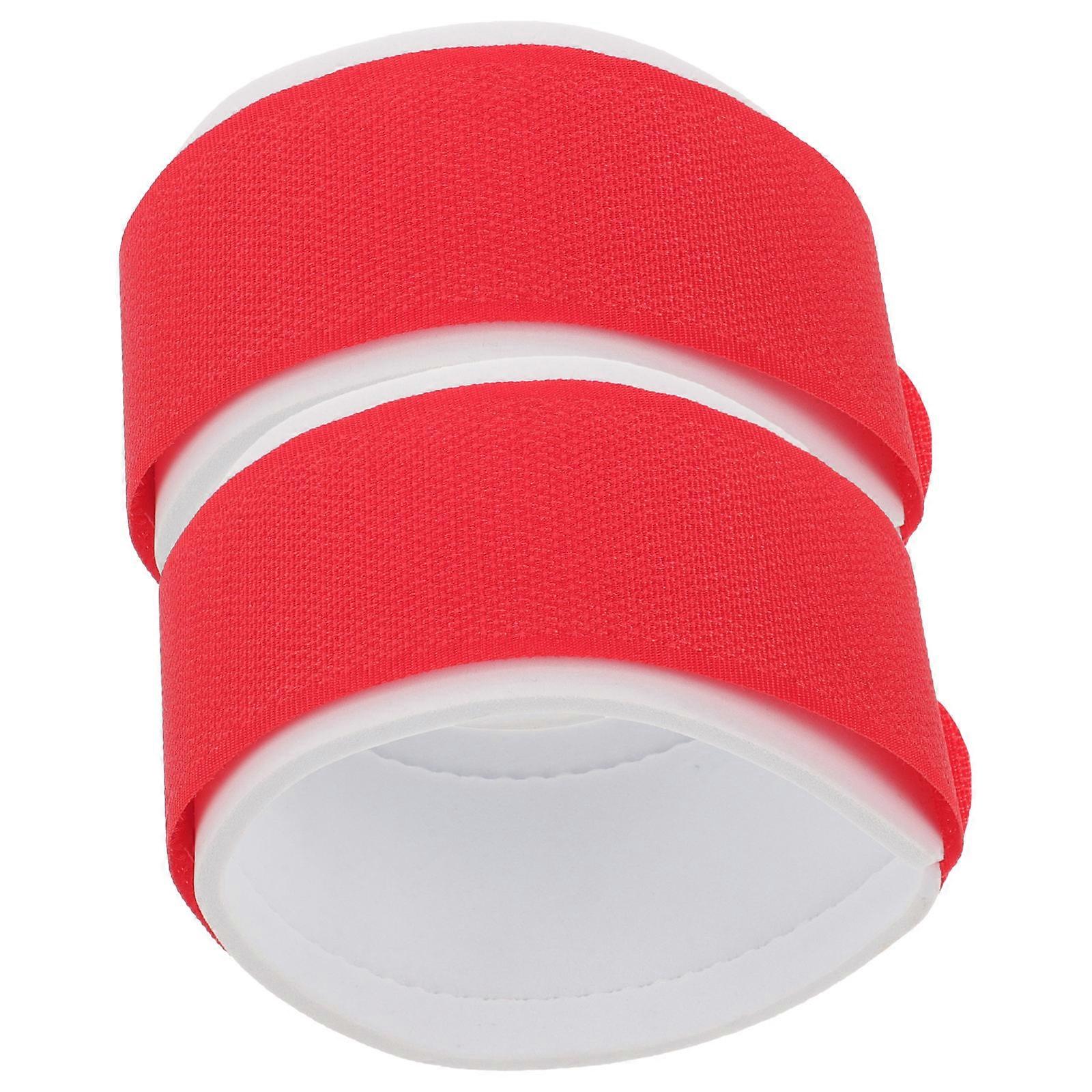 Snowboard Binding Strap 6Pcs Durable Fixing Strap For Skiers Red Nylon For Skiing Protection