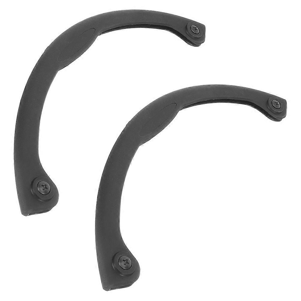 Skateboard Rubber Bumpers for Longboard Edge Protection 2Pcs Pack