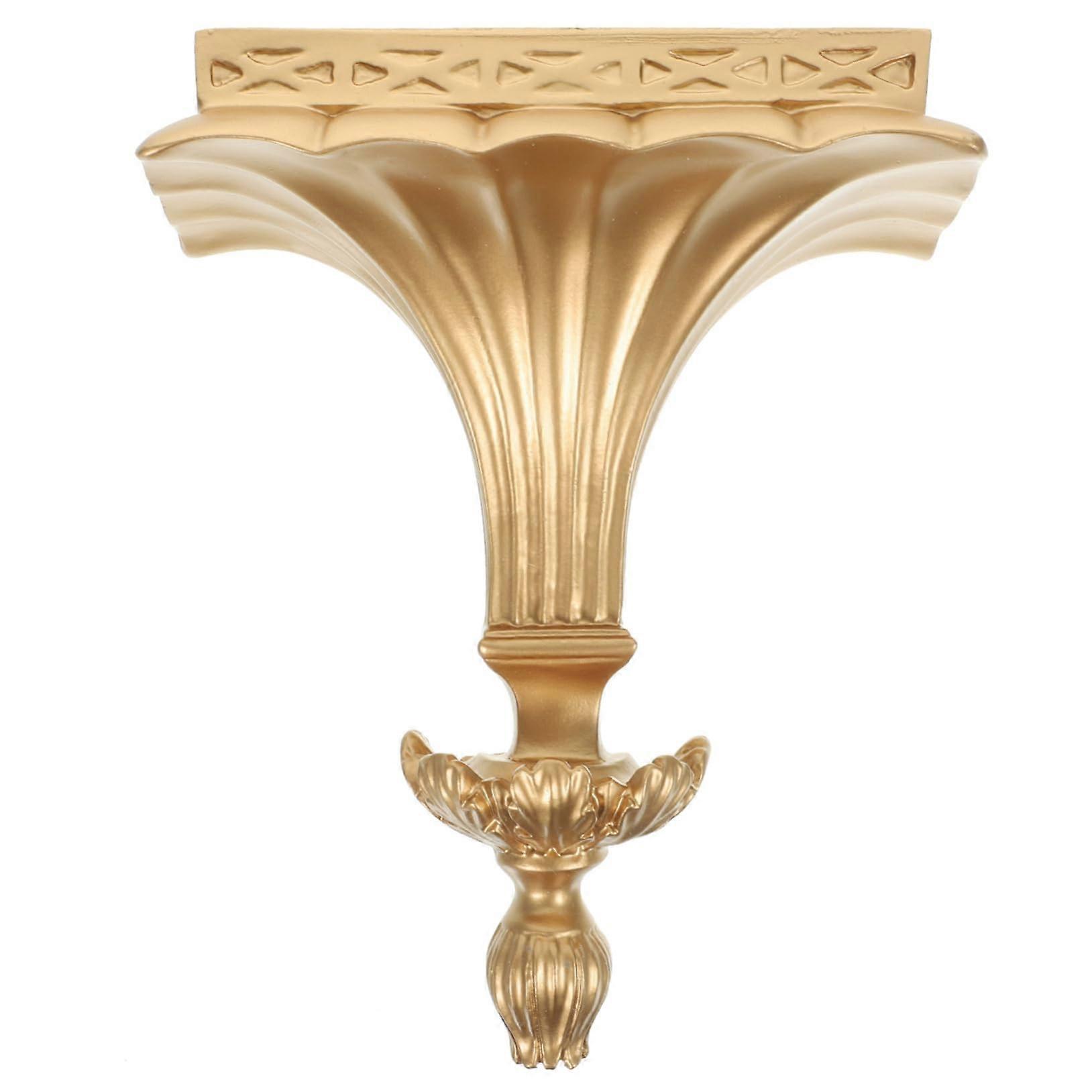 Wall Mounted Shelf Modern European Style Resin Floating Design for Living Room and Bathroom Storage