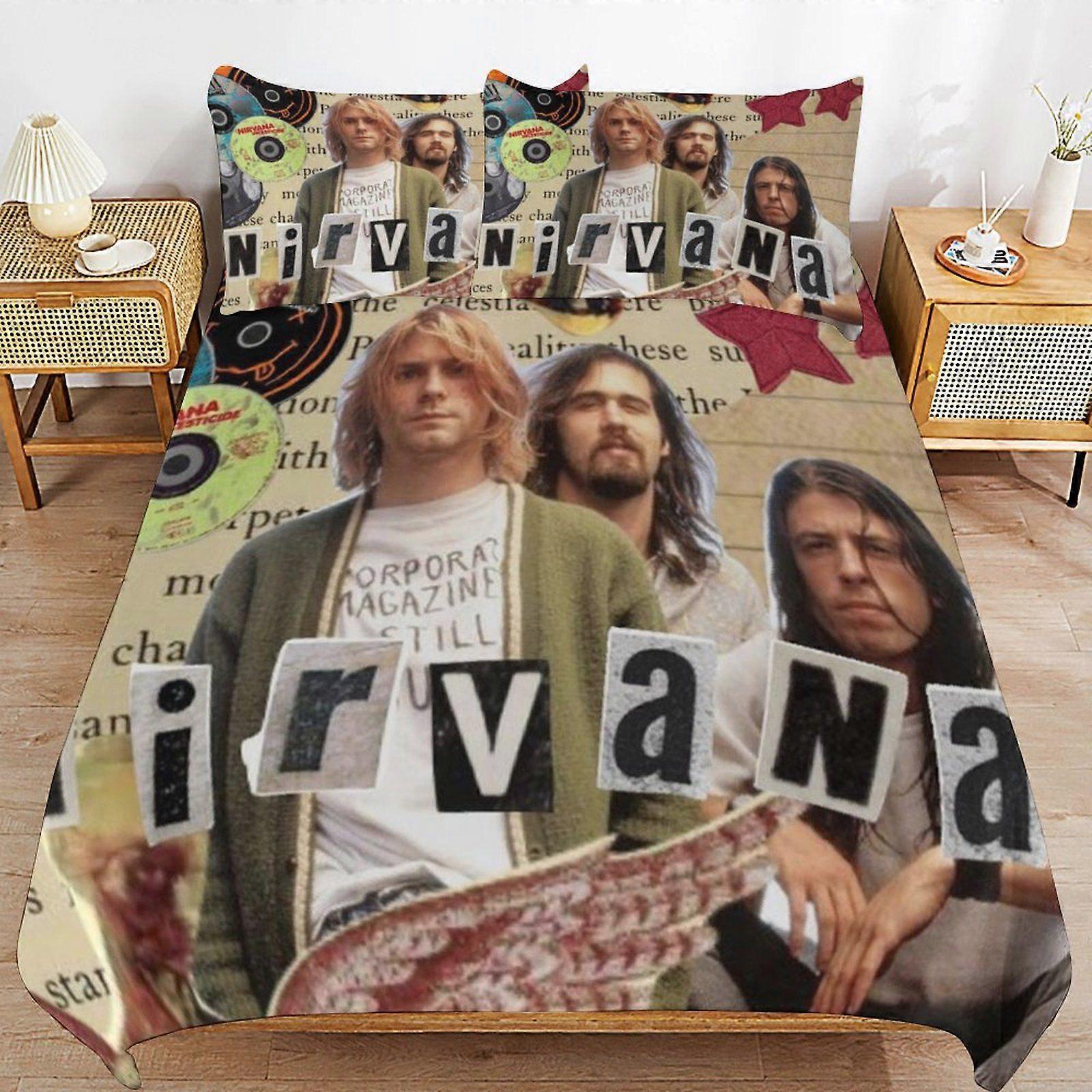 Nirvana Simple Smooth Finish Practical Zipper Closure Soft Bedding Duvet Cover Sets Sleep Essentials