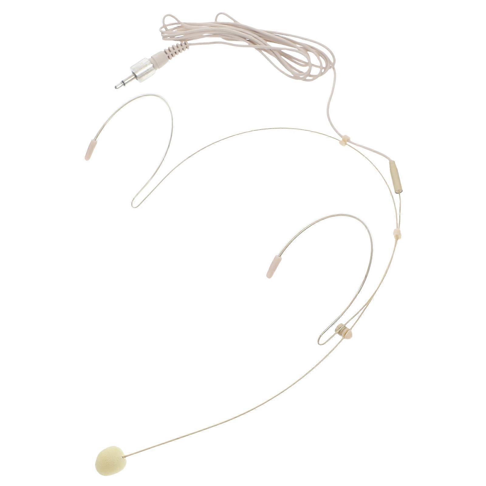 Vocal Microphone Wired Headset Condenser Mic for Lectures 3Pcs Pack