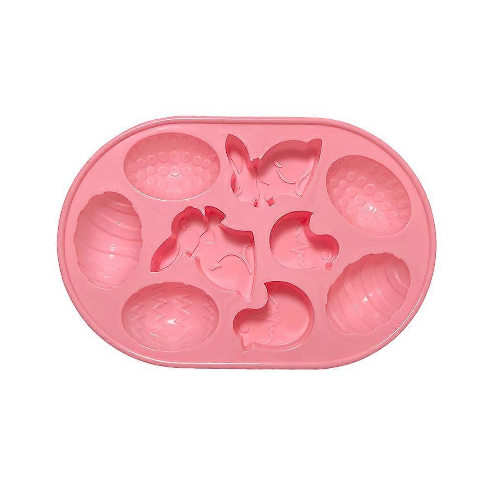 9-cavity Easter silicone Easter egg rabbit shaped baking mold chocolate candy mold Easter themed party decoration