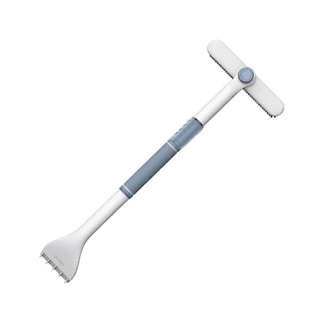 Extendable Car Snow Brush and Windshield Ice Scraper with Ergonomic Foam Grip for Winter Use