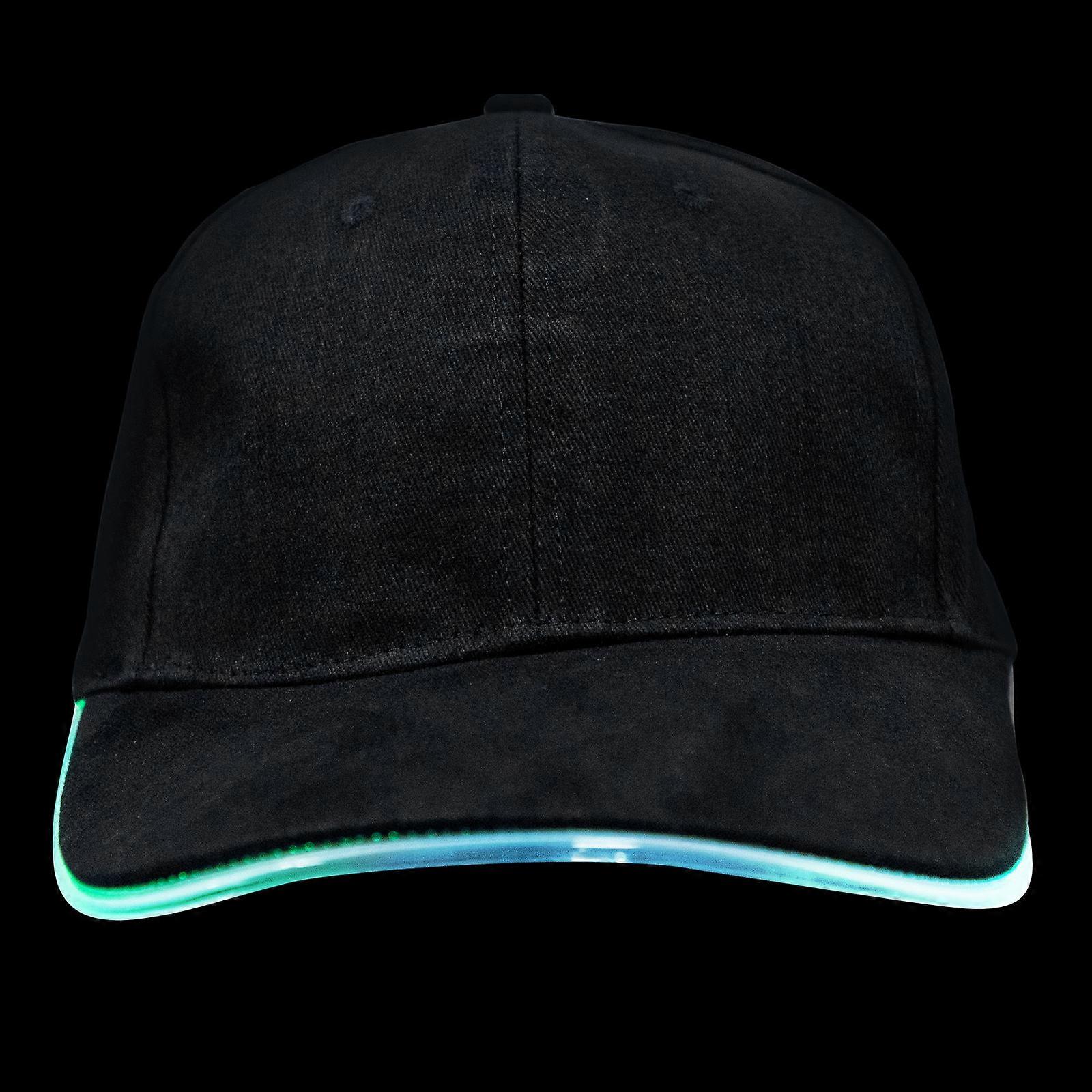 LED Baseball Hat Light Up Peaked Hat for Night Running 1Set
