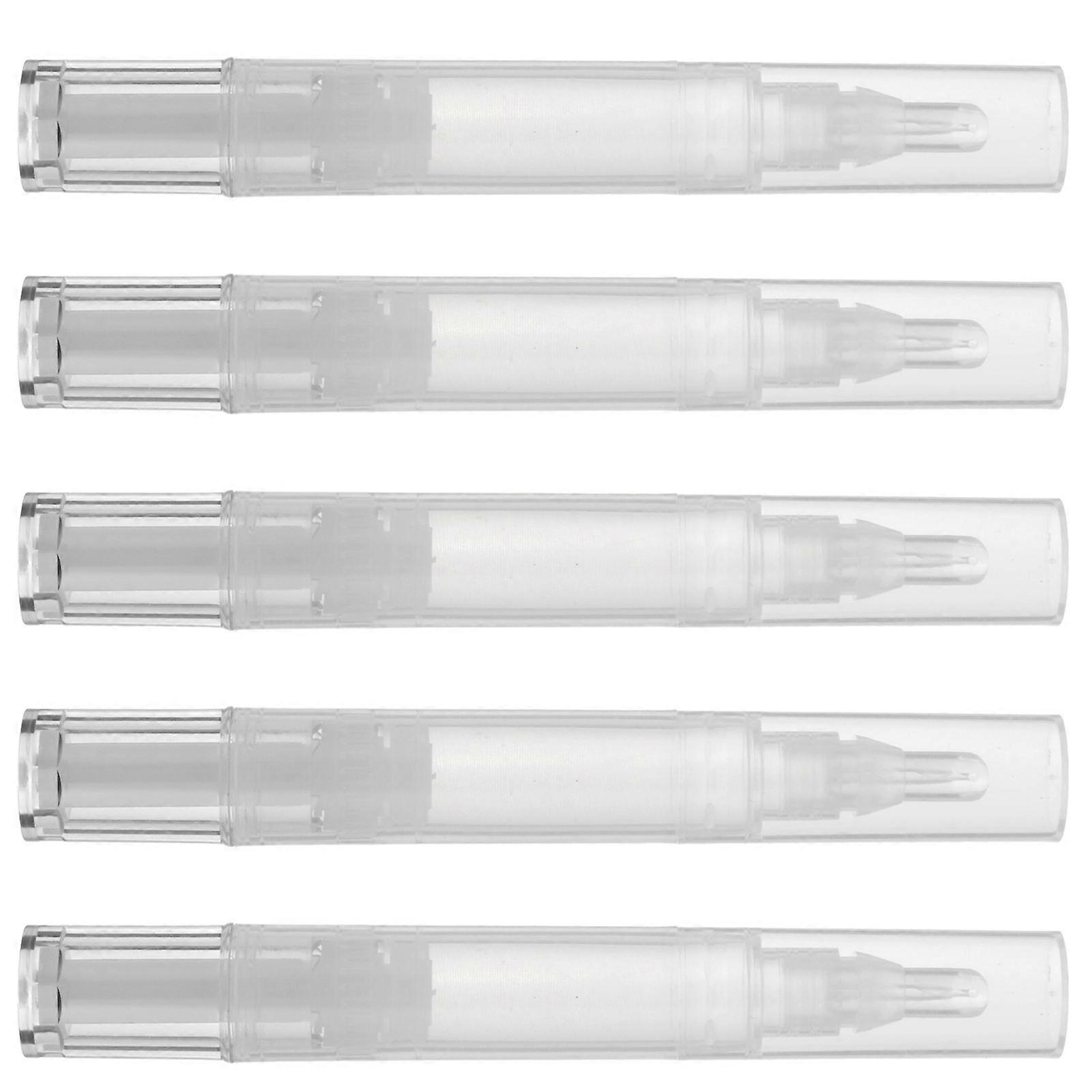 Refillable Lip Gloss Bottles for Storage 5Pcs Empty Assorted Color Tubes