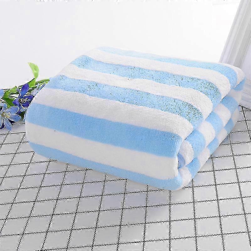 Toalha de praia Basics Cabana Stripe, verde-água, pacote com 1 unidade (26 polegadas)