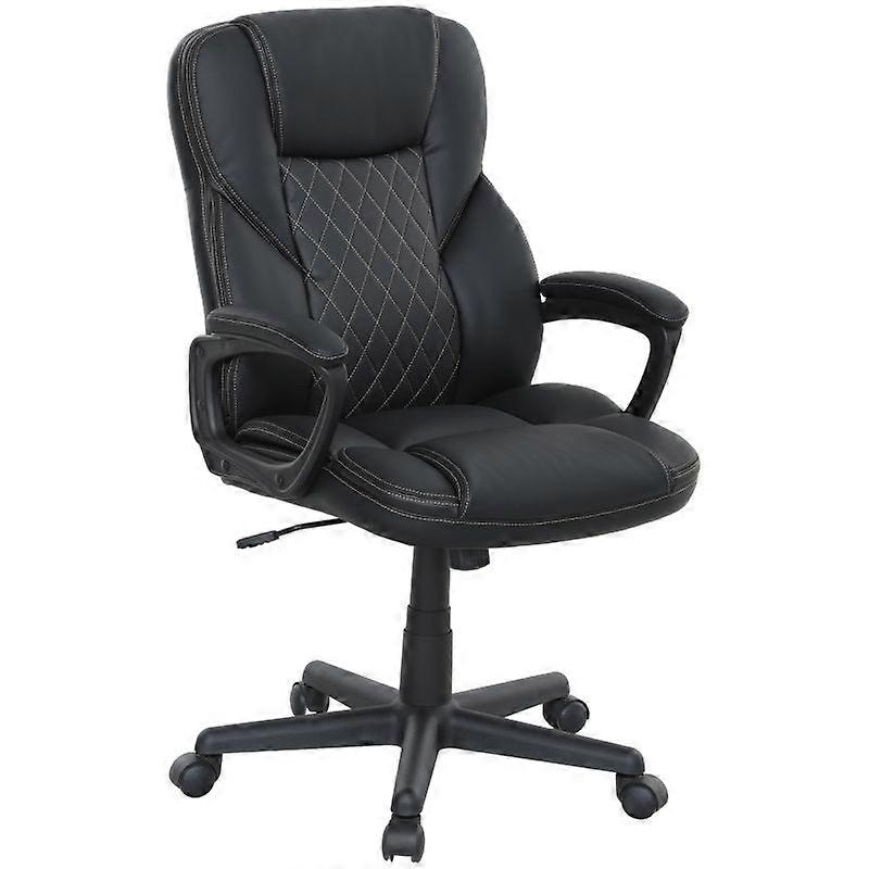 Executive High Back PU Leather Chair with Tilt Function and Armrests