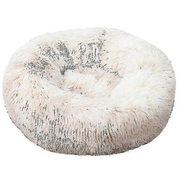 Super Soft Round Plush Marshmallow Bed For Pets 2025