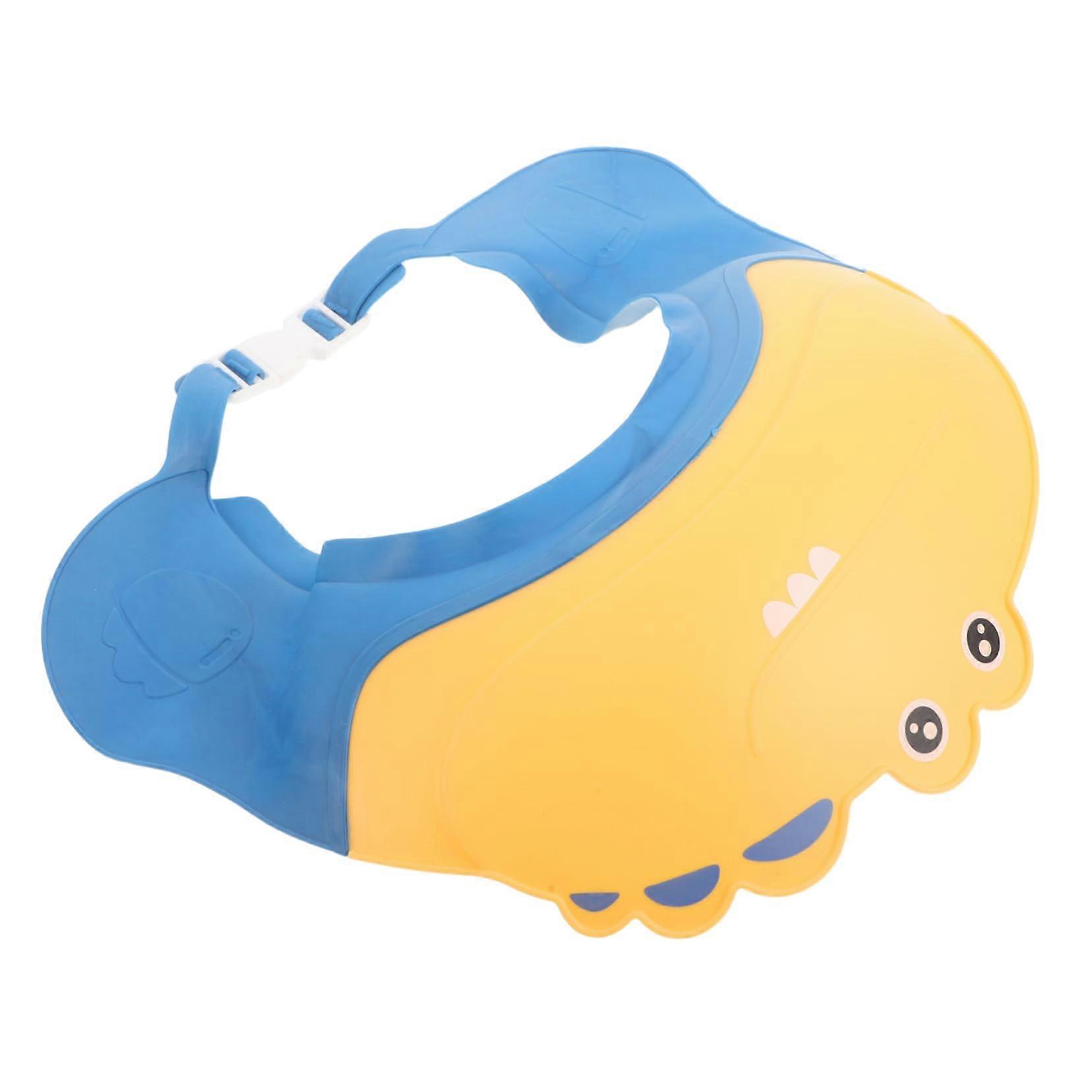 Adjustable Waterproof Shower Cap and Bath Visor with Full Coverage Eye Ear Shield for Adults Kids